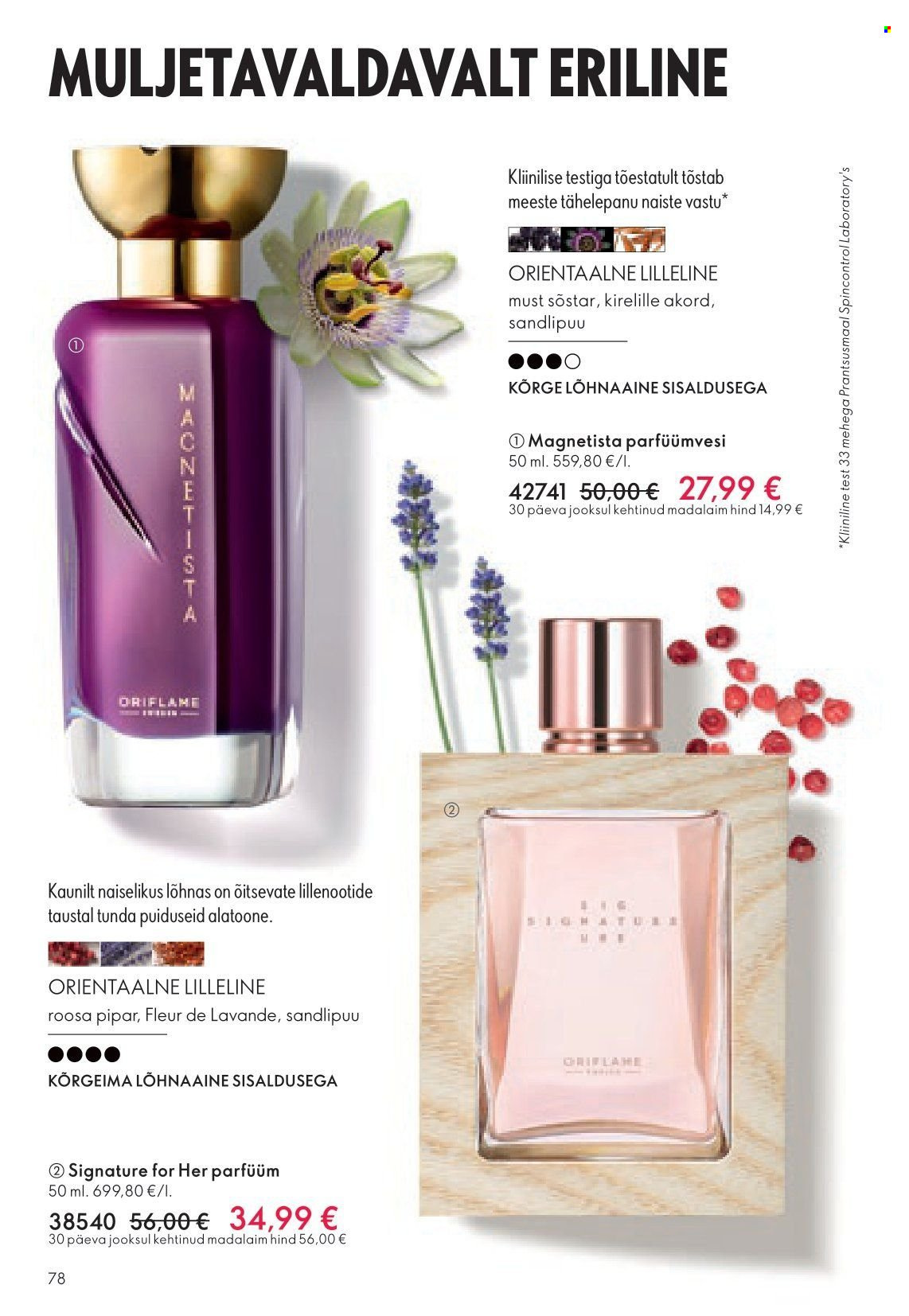 Oriflame kliendileht 78