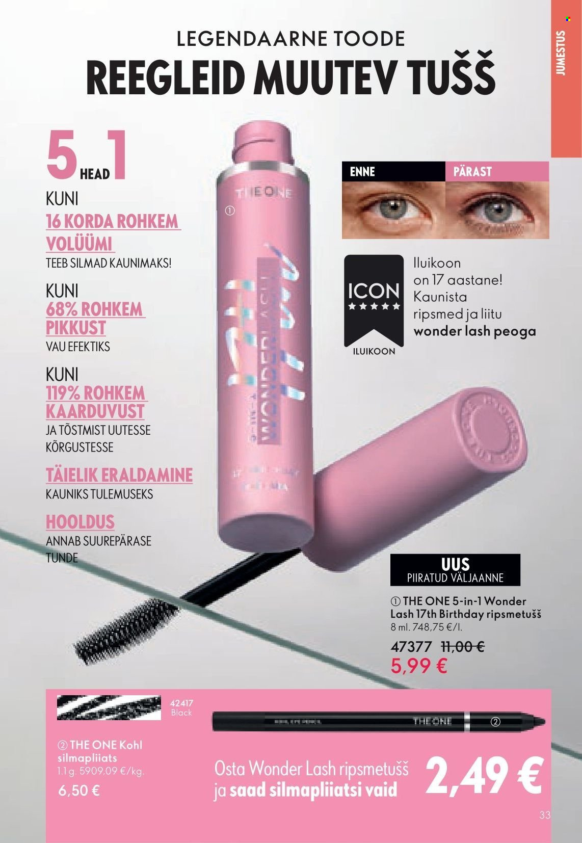 Oriflame kliendileht 33