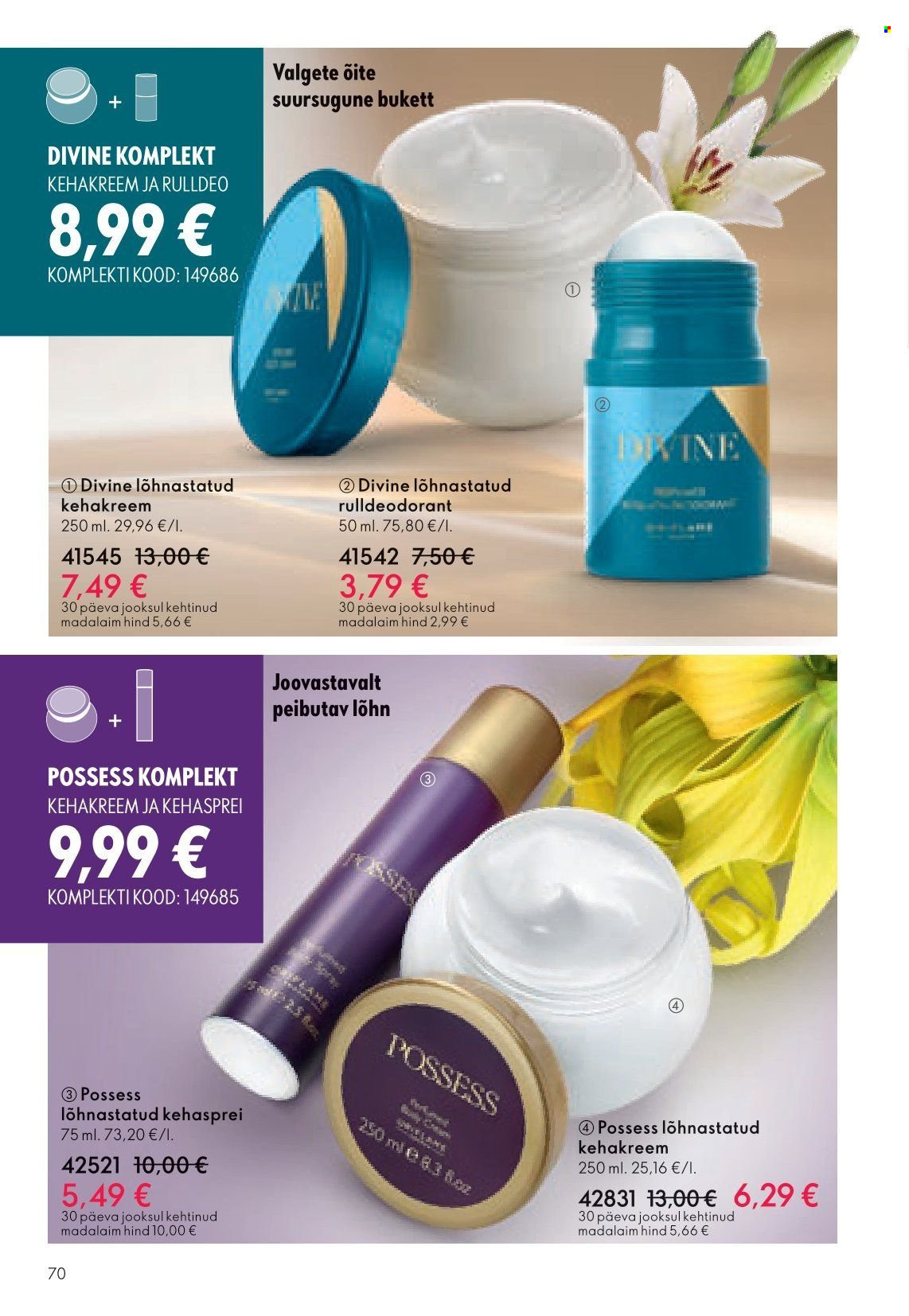 Oriflame kliendileht 70