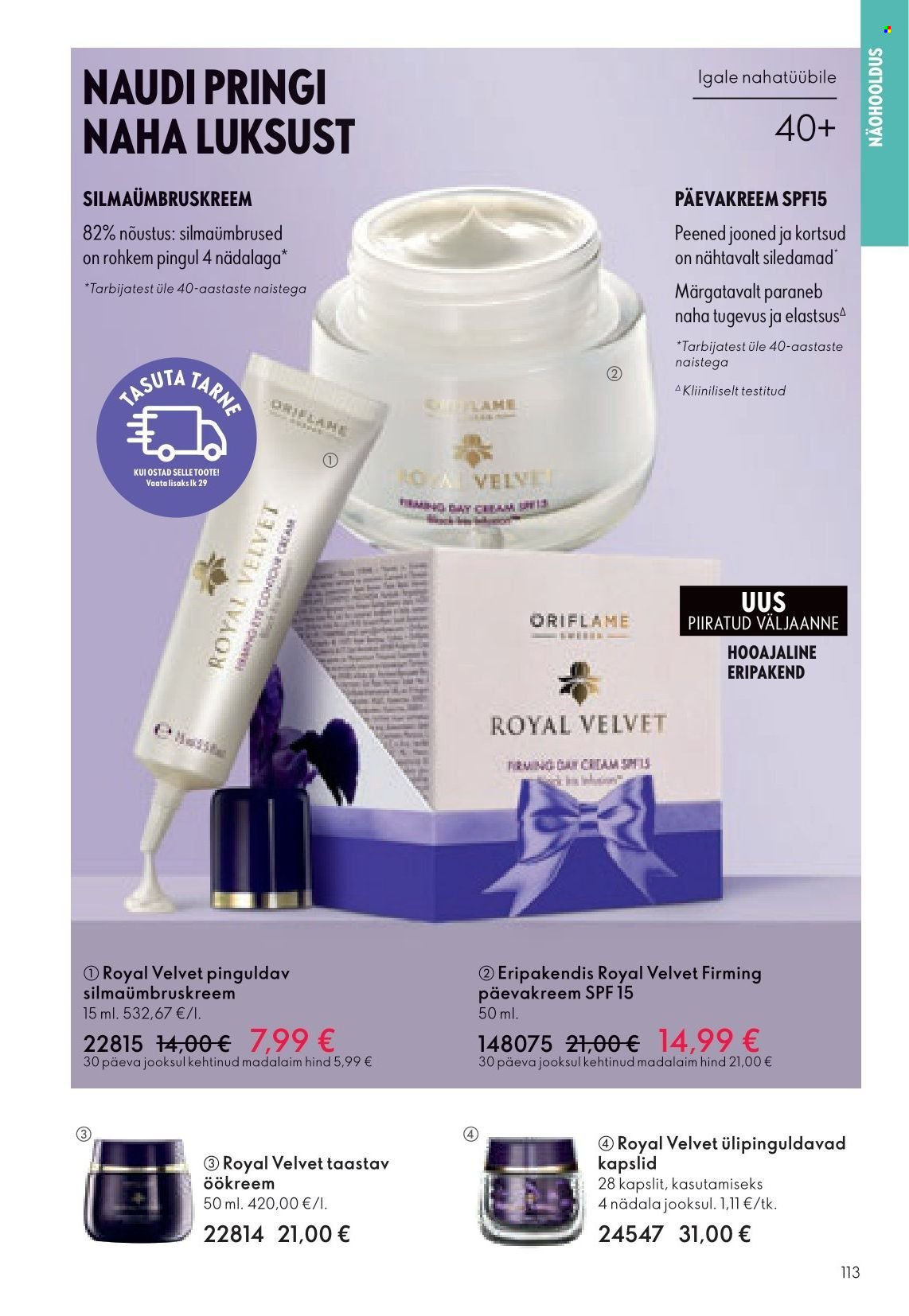 Oriflame kliendileht 113