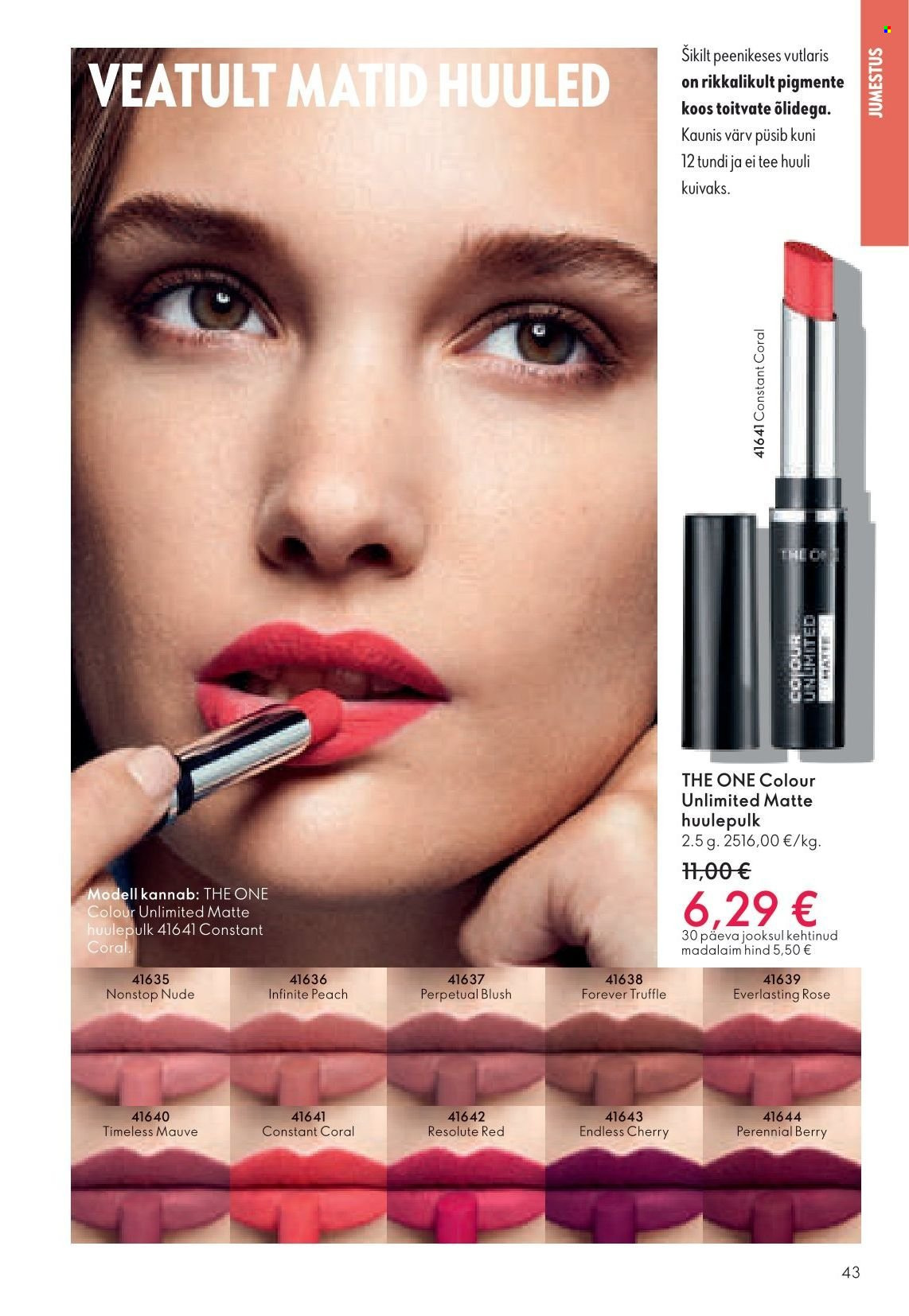 Oriflame kliendileht 43