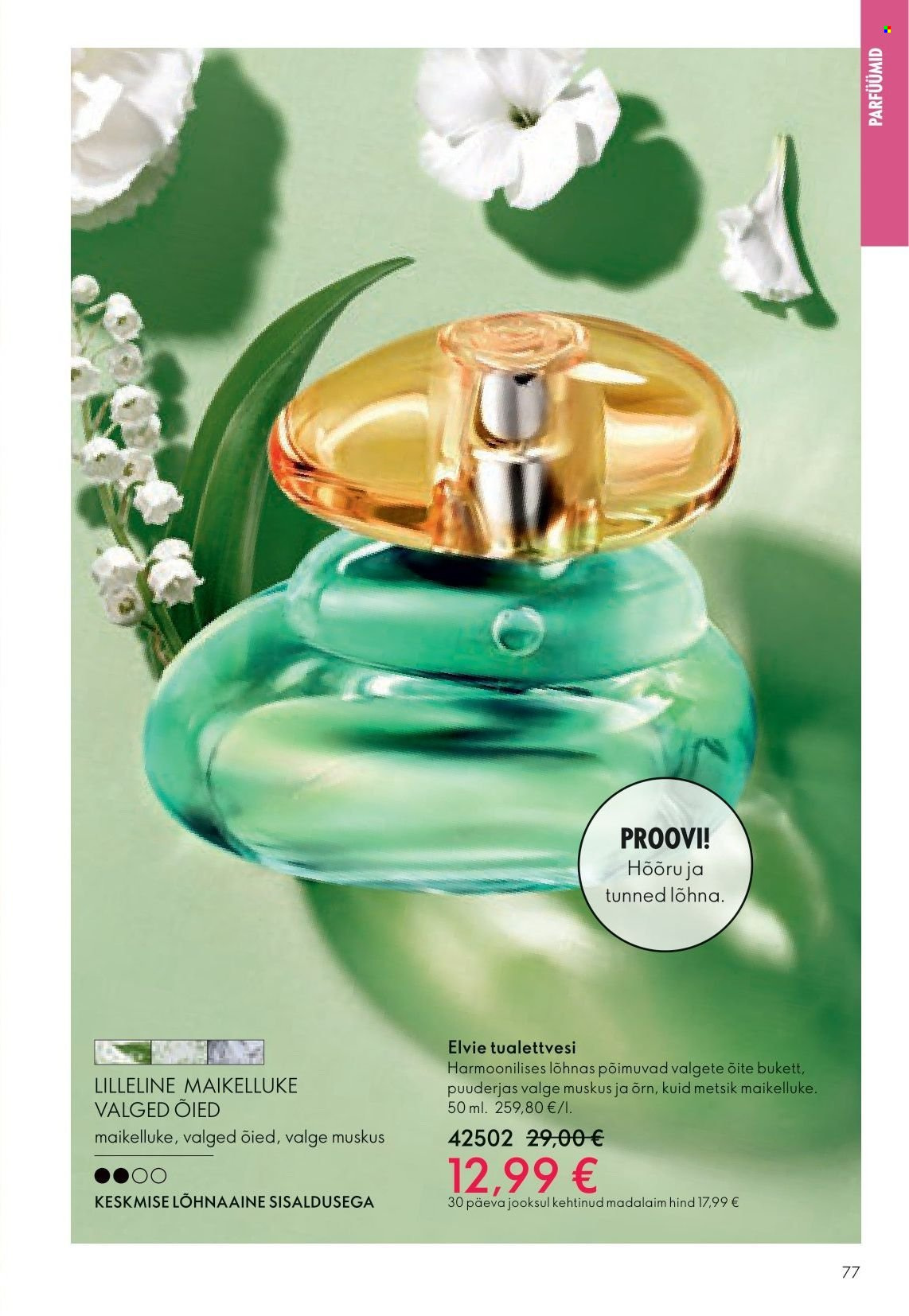 Oriflame kliendileht 77