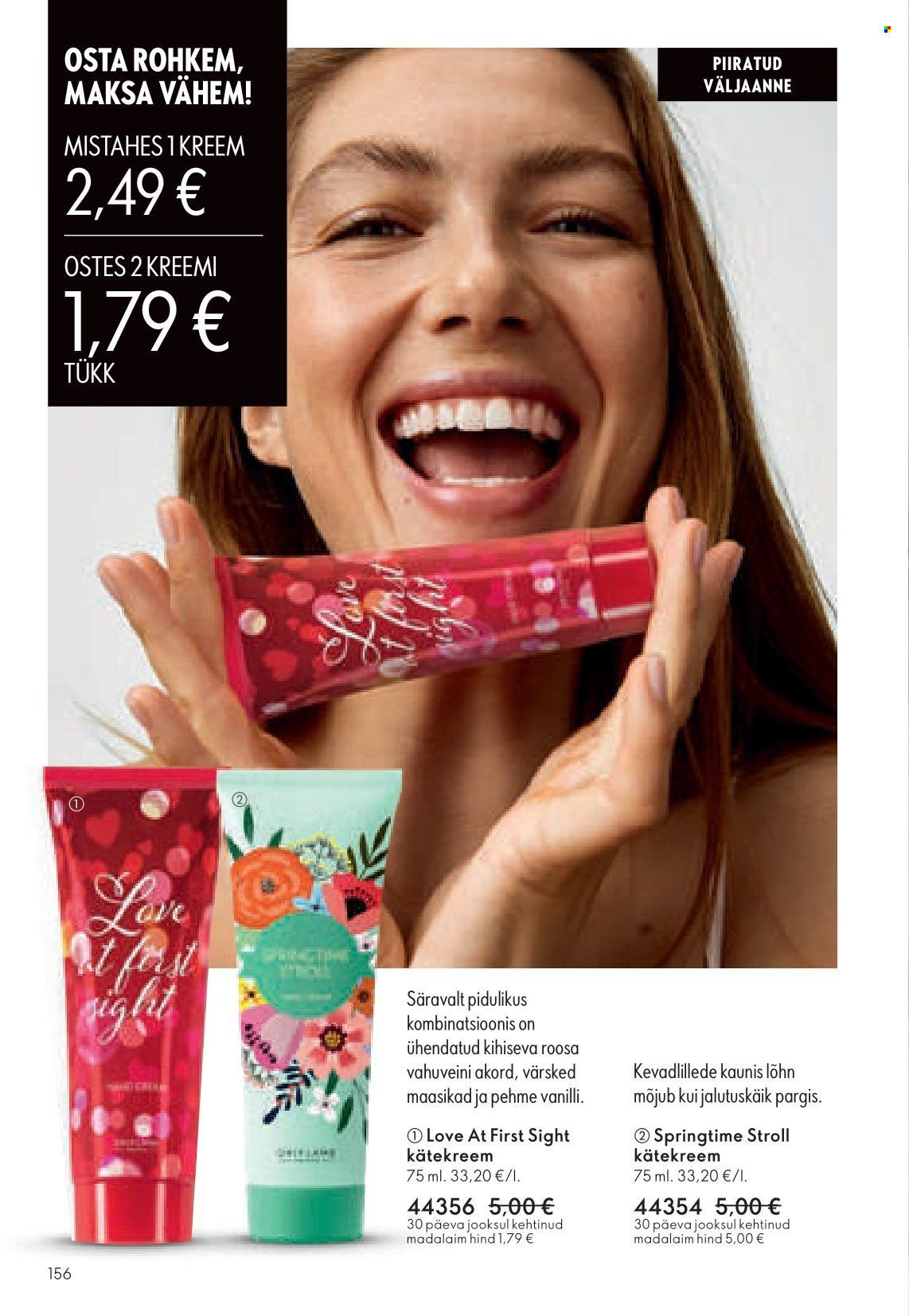 Oriflame kliendileht 156