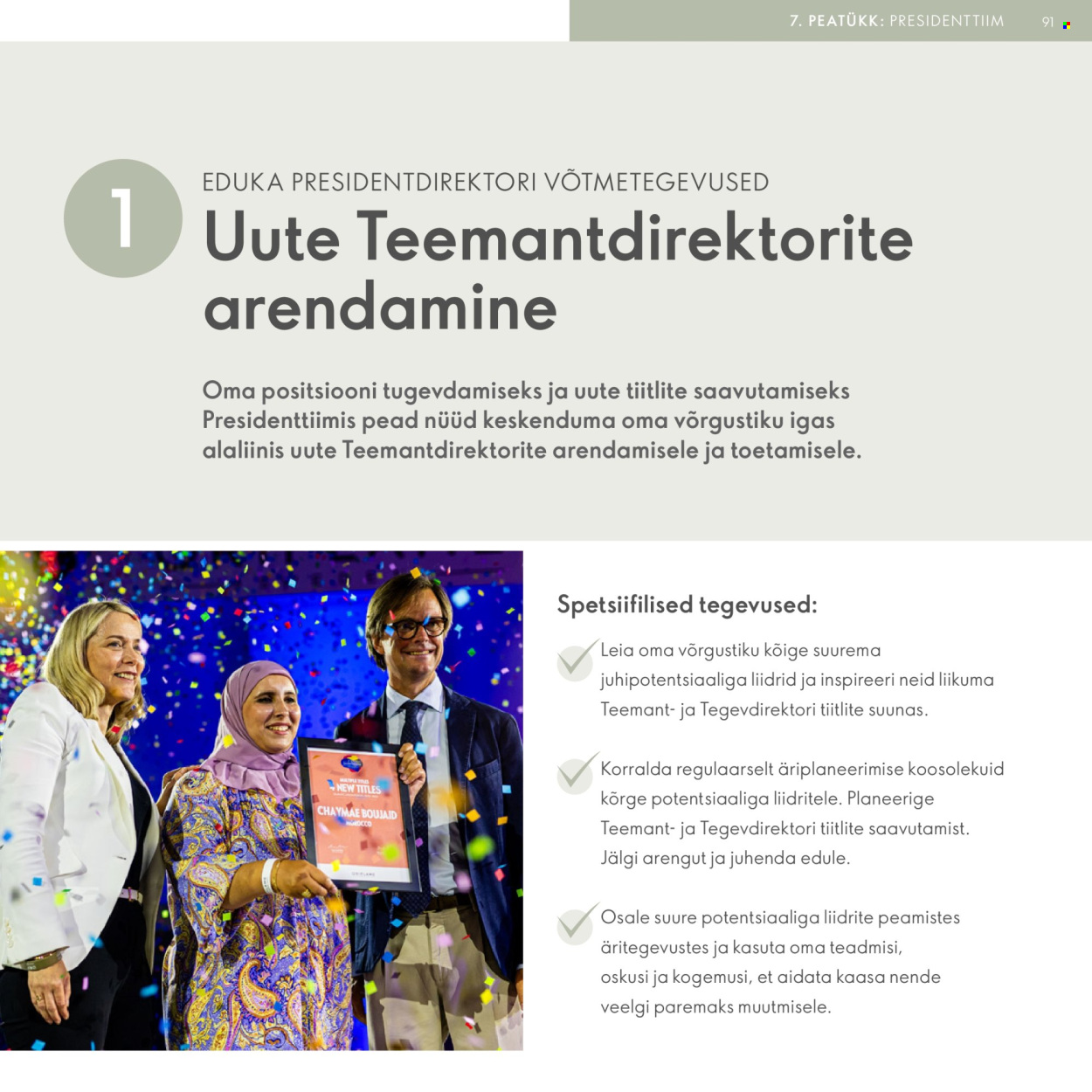 Oriflame kliendileht - Brändi Partneri Preemiaplaan 91