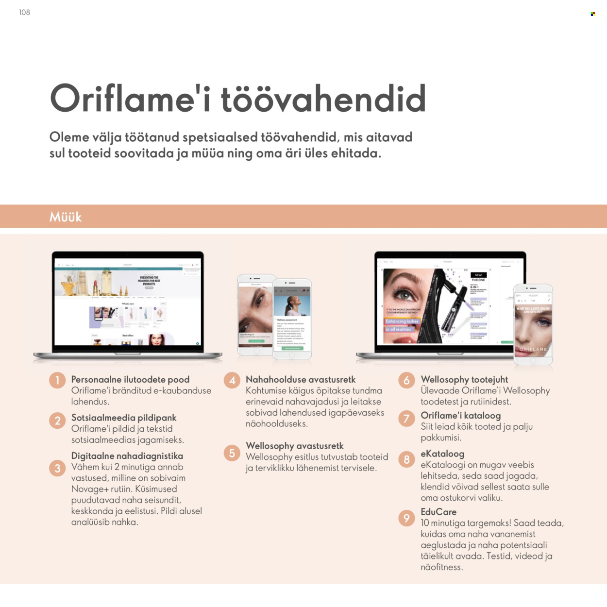 Oriflame kliendileht - Brändi Partneri Preemiaplaan 108