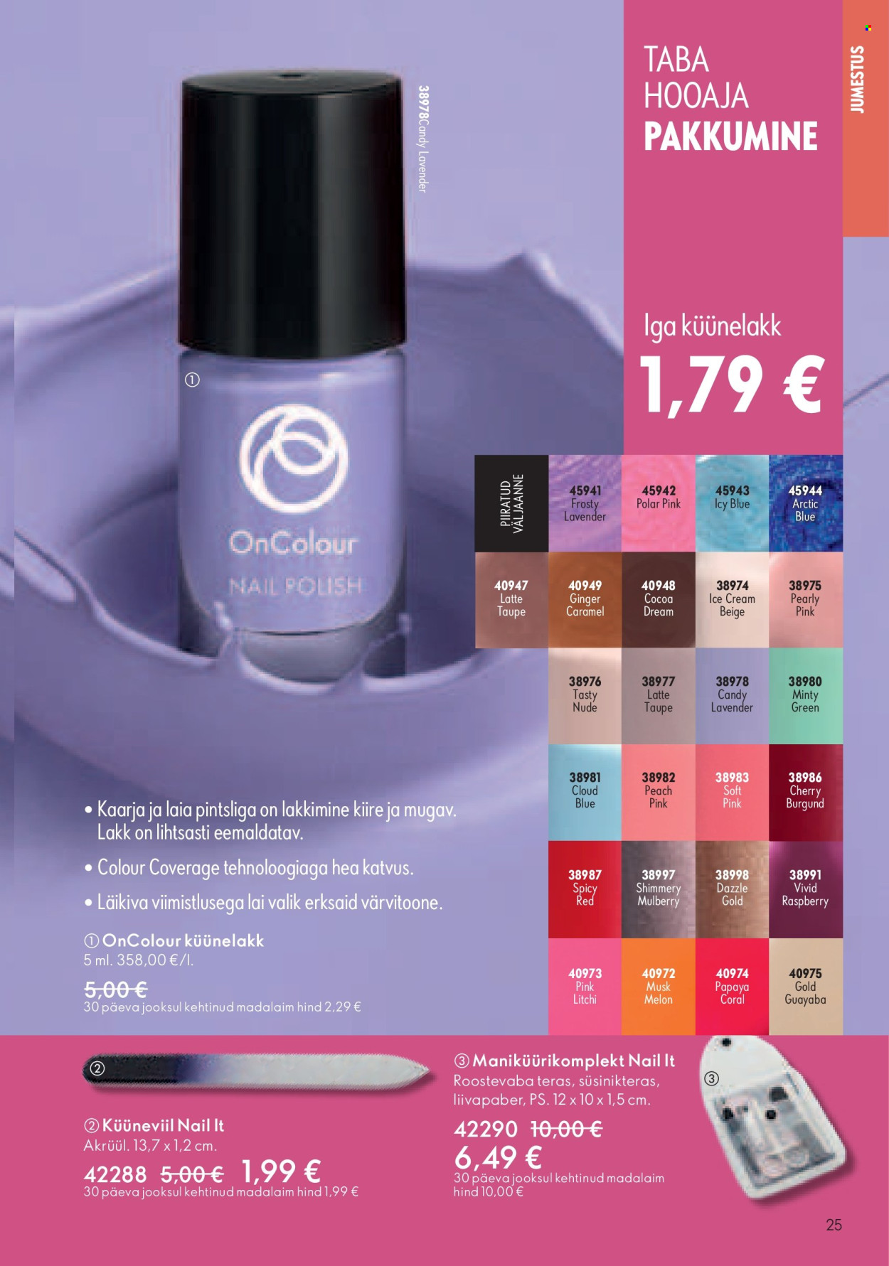 Oriflame kliendileht - Kataloog 06 25