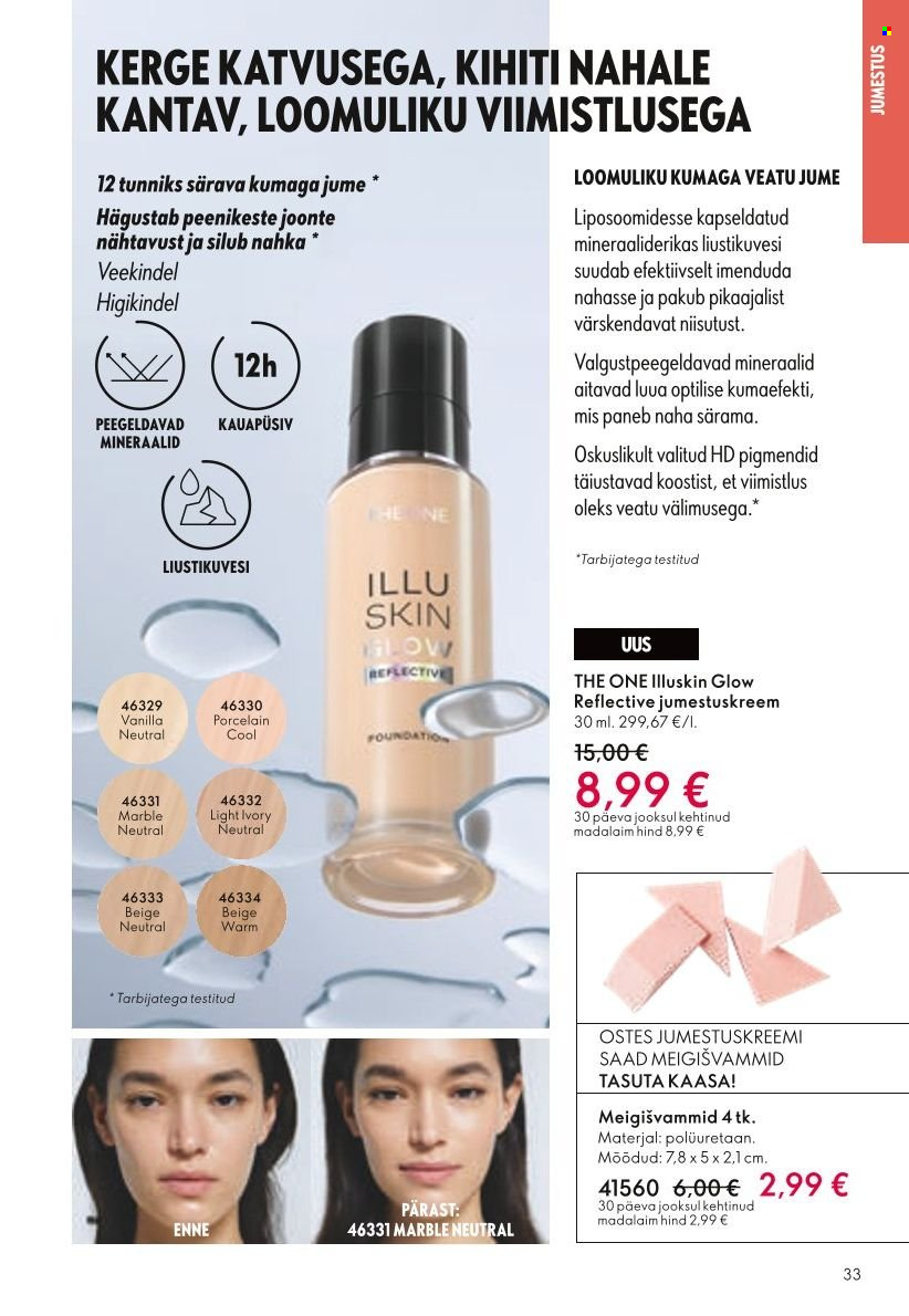 Oriflame kliendileht - Järgmine kataloog 33