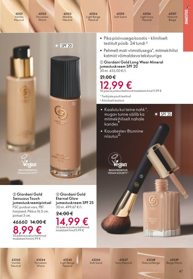 Oriflame kliendileht - Järgmine kataloog 48