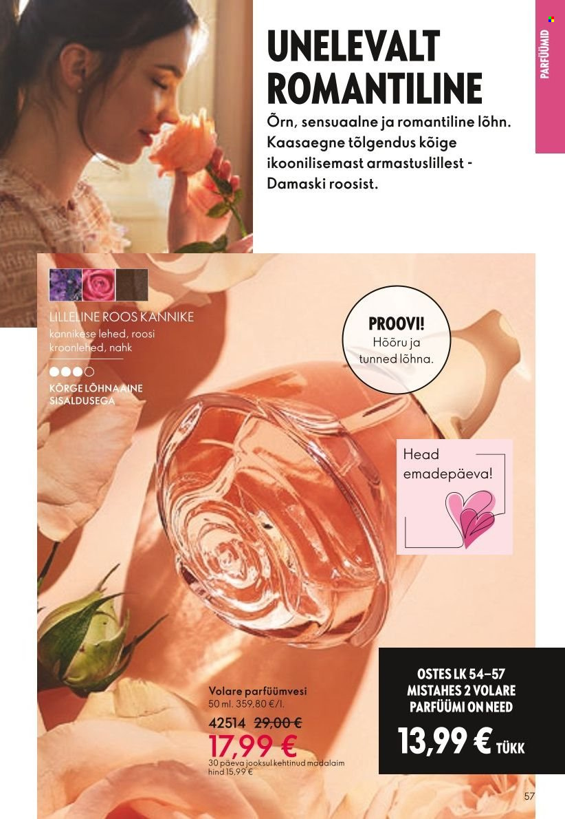 Oriflame kliendileht - Järgmine kataloog 58