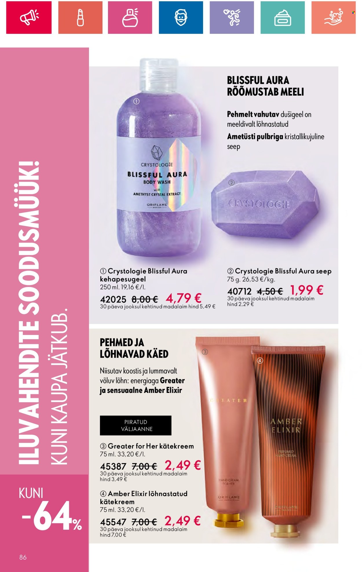 Oriflame kliendileht - Ergutavalt Mahlane Värskus (30.05 - 19.06.2024) 86