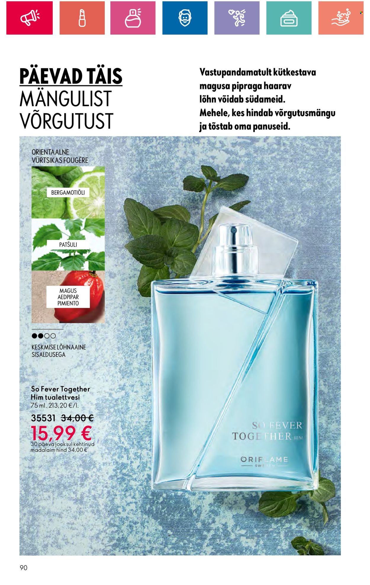 Oriflame kliendileht - Ergutavalt Mahlane Värskus (30.05 - 19.06.2024) 90