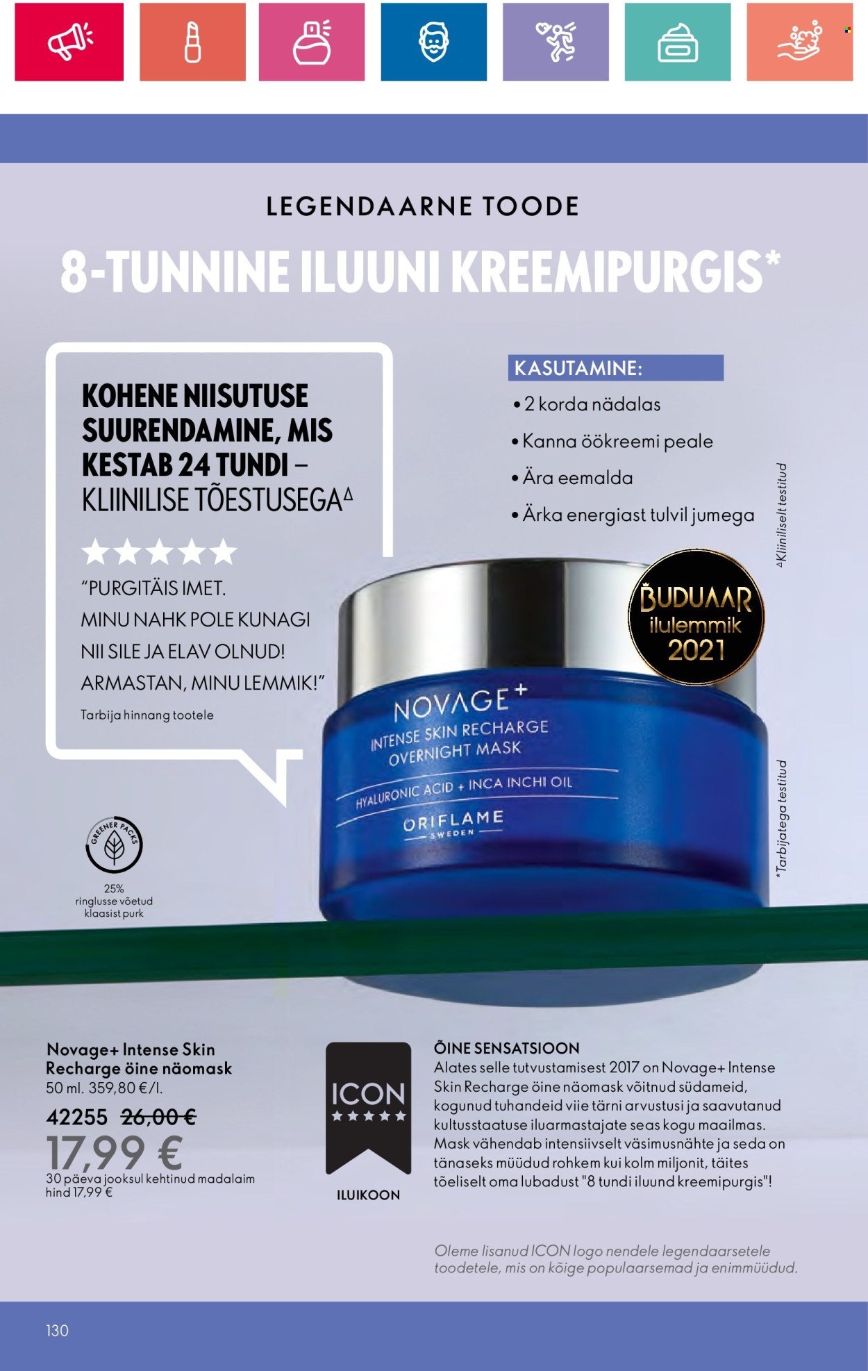 Oriflame kliendileht - Ergutavalt Mahlane Värskus (30.05 - 19.06.2024) 130