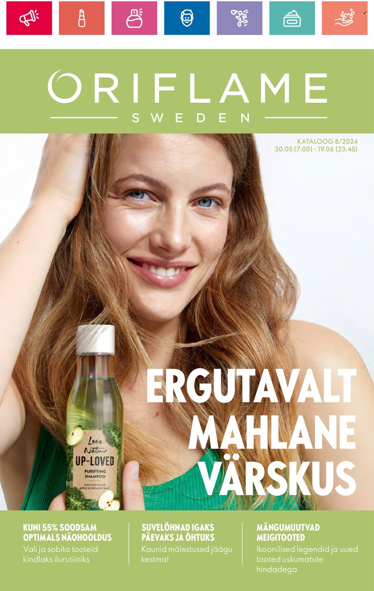 Oriflame kliendileht - Ergutavalt Mahlane Värskus (30.05 - 19.06.2024)