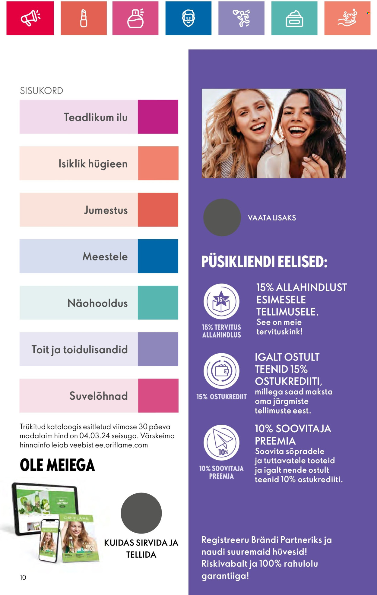 Oriflame kliendileht - Ergutavalt Mahlane Värskus (30.05 - 19.06.2024) 10