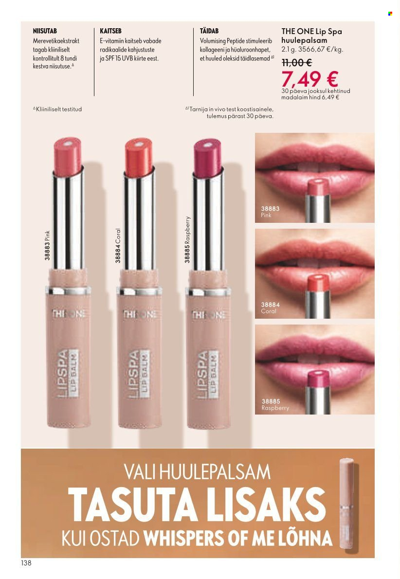 Oriflame kliendileht - Järgmine kataloog (11.07 - 31.07.2024) 138