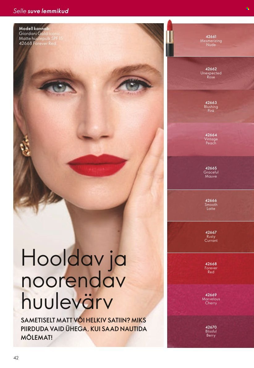 Oriflame kliendileht - Järgmine kataloog (11.07 - 31.07.2024) 42