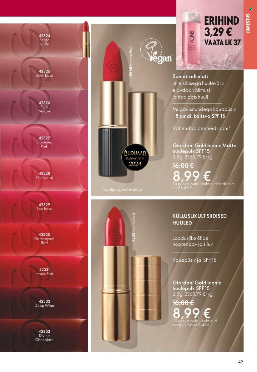 Oriflame kliendileht - Järgmine kataloog (11.07 - 31.07.2024) 43