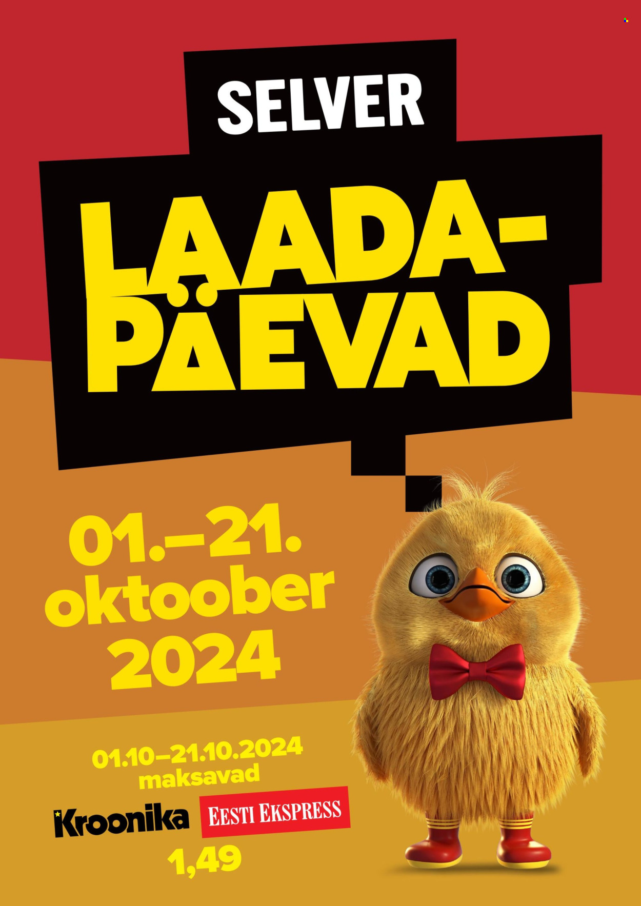 Selver kliendileht - Laada- Päevad (1.10 - 21.10.2024)