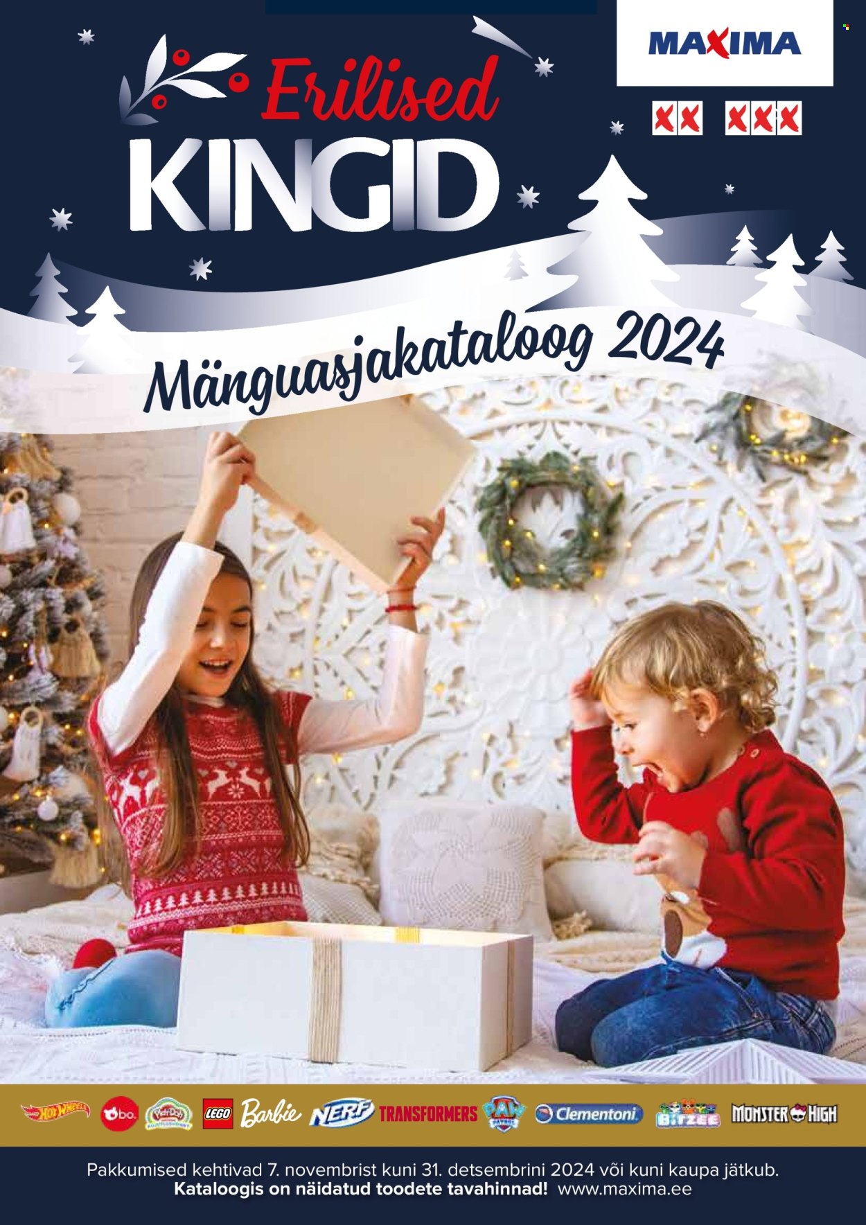 Maxima kliendileht - Mänguasjakataloog (7.11 - 31.12.2024)