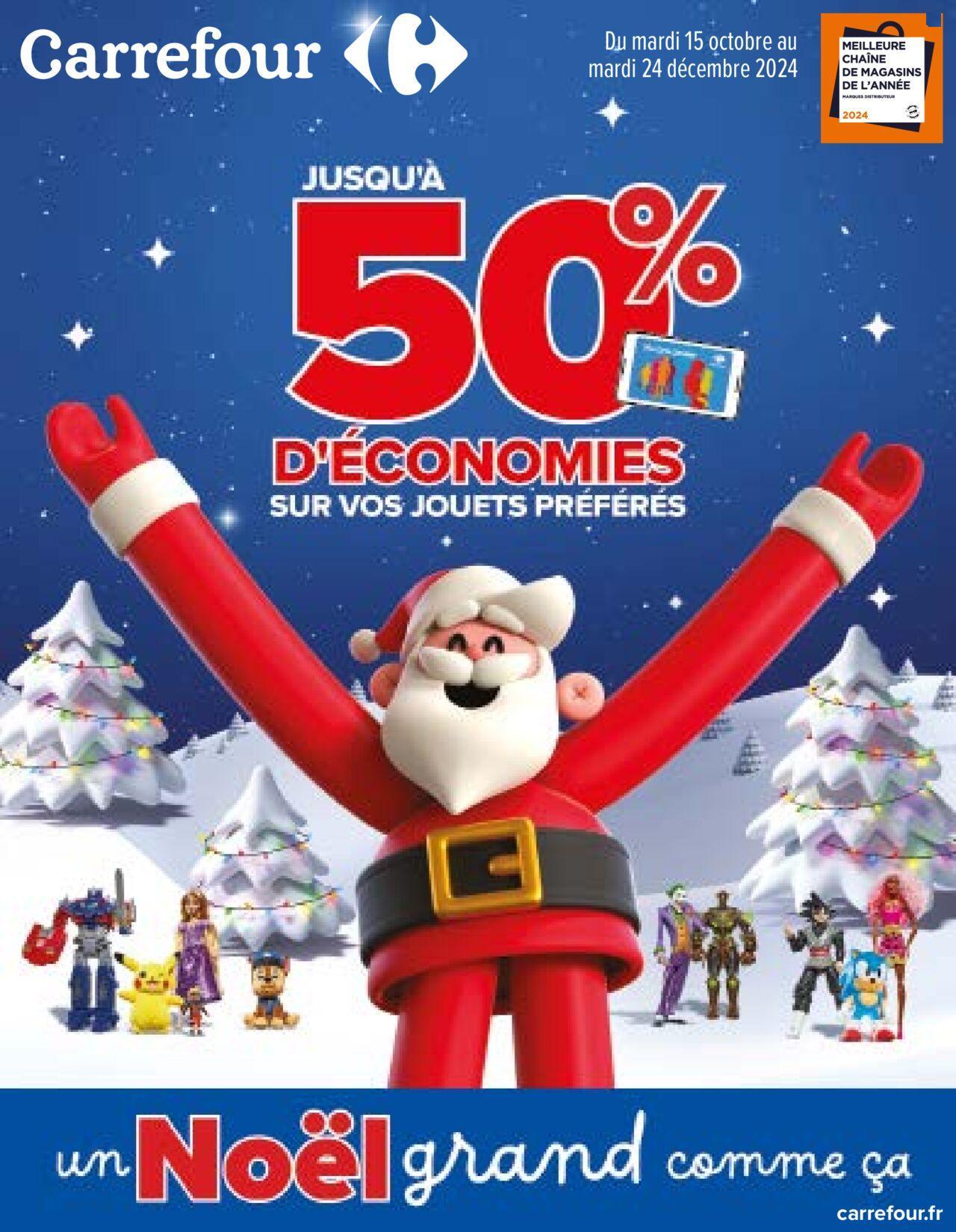 Carrefour Jusqu'à 50% d'économies sur vos jouets préférés à partir du 15/10/2024 - 24/12/2024