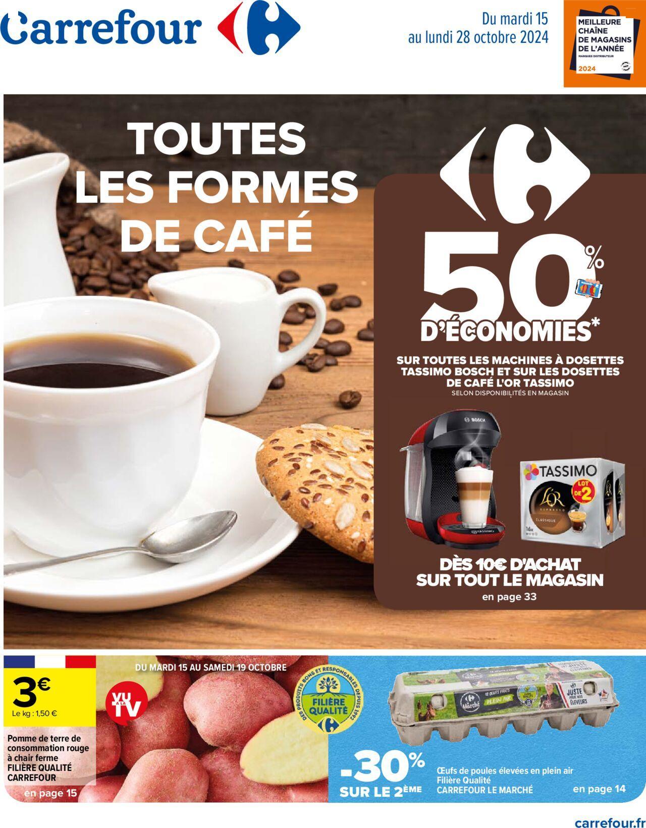 Carrefour Toutes les formes de café à partir du 15/10/2024 - 28/10/2024