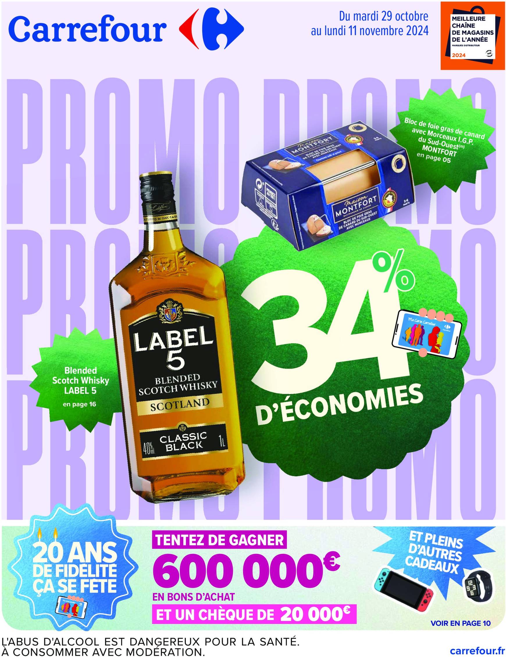 Catalogue Carrefour valable dès 29.10. - 11.11.