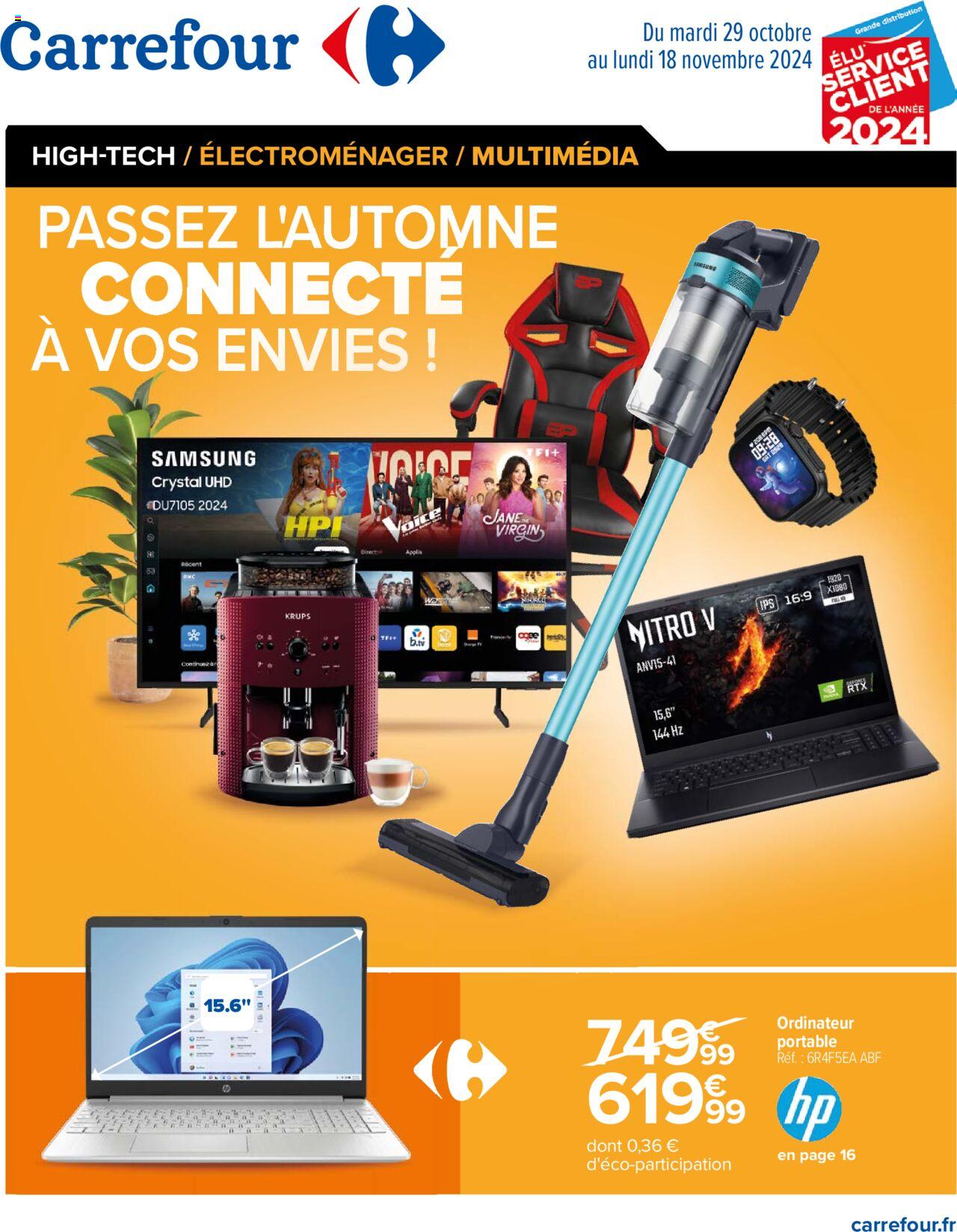 Carrefour Passez l'automne connecté à vos envies à partir du 29/10/2024 - 18/11/2024