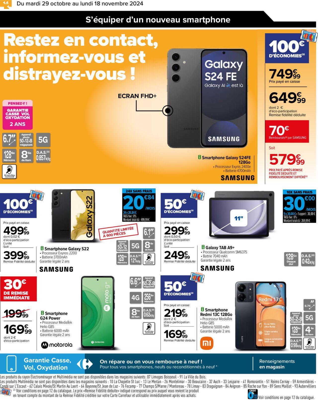 Carrefour Passez l'automne connecté à vos envies à partir du 29/10/2024 - 18/11/2024 16