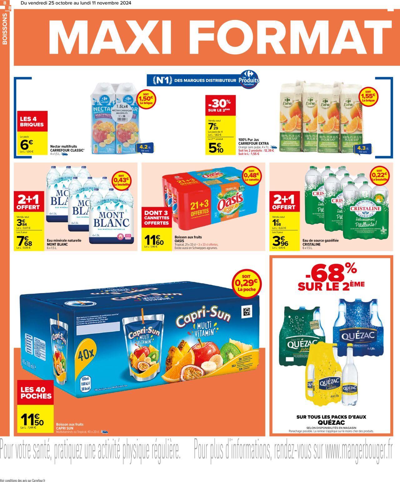 Carrefour Maxi Format Mini Prix à partir du 25/10/2024 - 11/11/2024 8