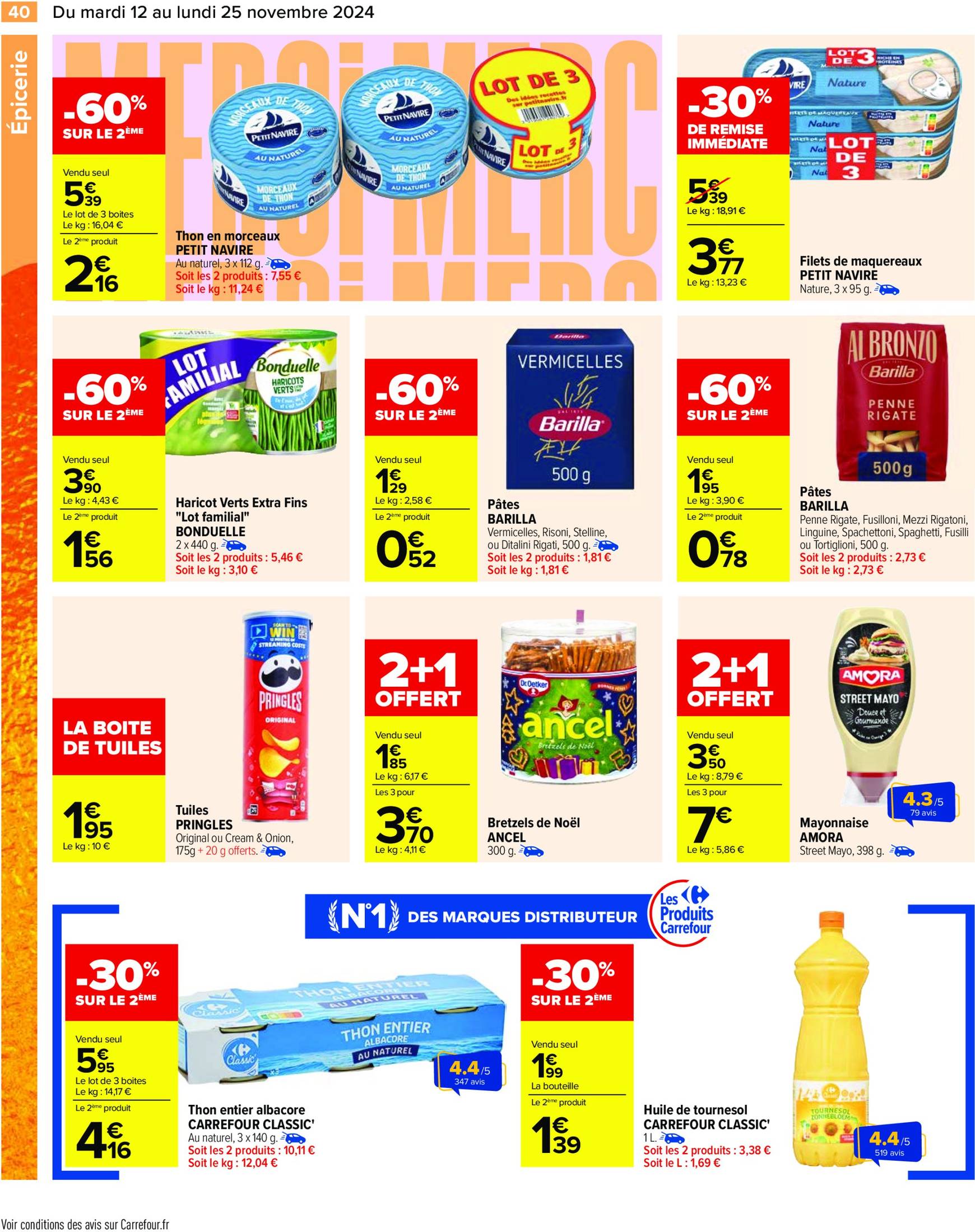 Catalogue Carrefour valable dès 12.11. - 25.11. 42