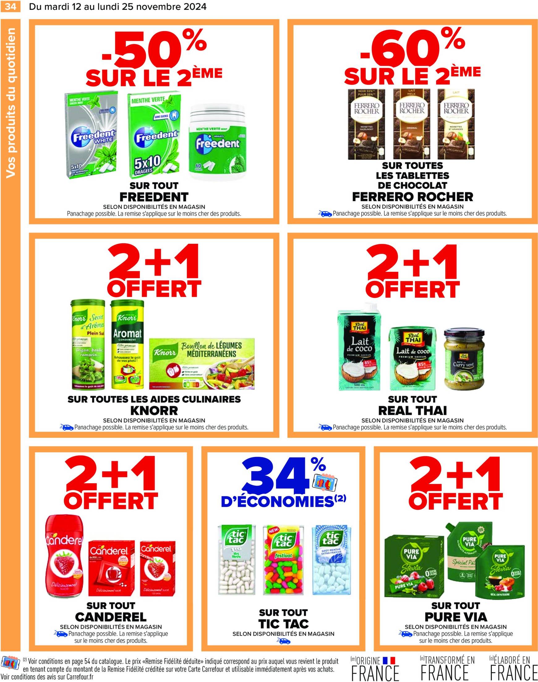 Catalogue Carrefour valable dès 12.11. - 25.11. 36