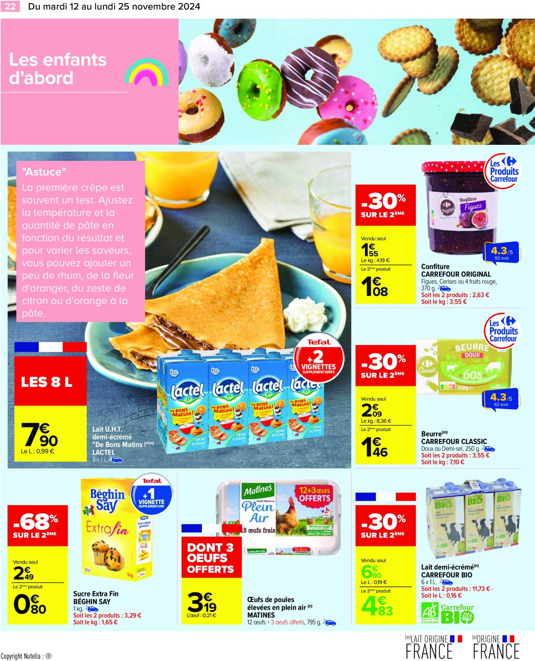 Catalogue Carrefour valable dès 12.11. - 25.11. 24