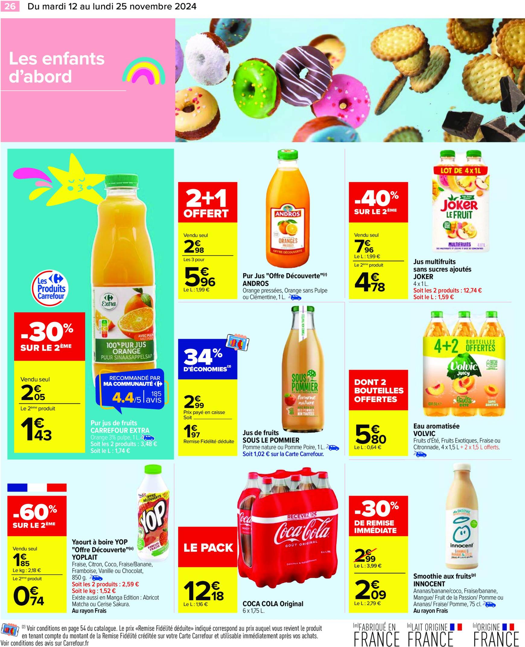 Catalogue Carrefour valable dès 12.11. - 25.11. 28