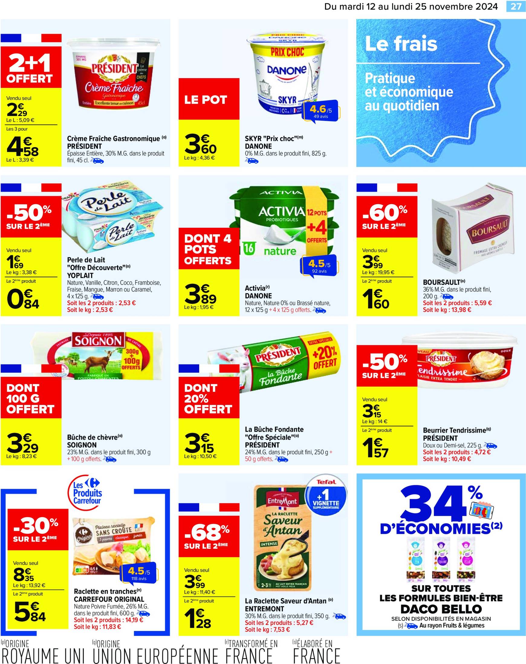 Catalogue Carrefour valable dès 12.11. - 25.11. 29