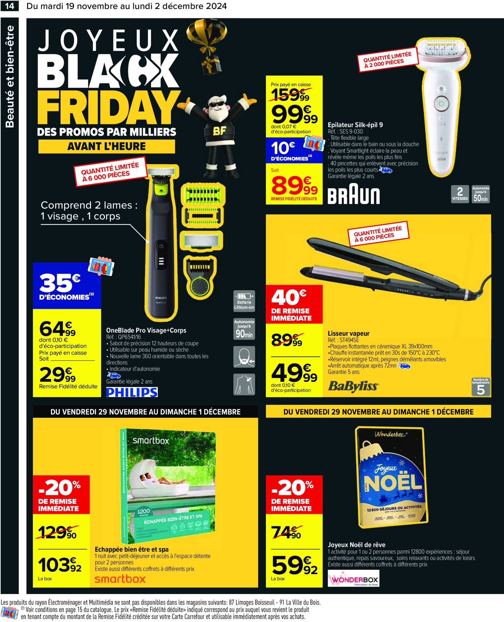 Catalogue Carrefour - Black Friday valable dès 19.11. - 02.12. 16