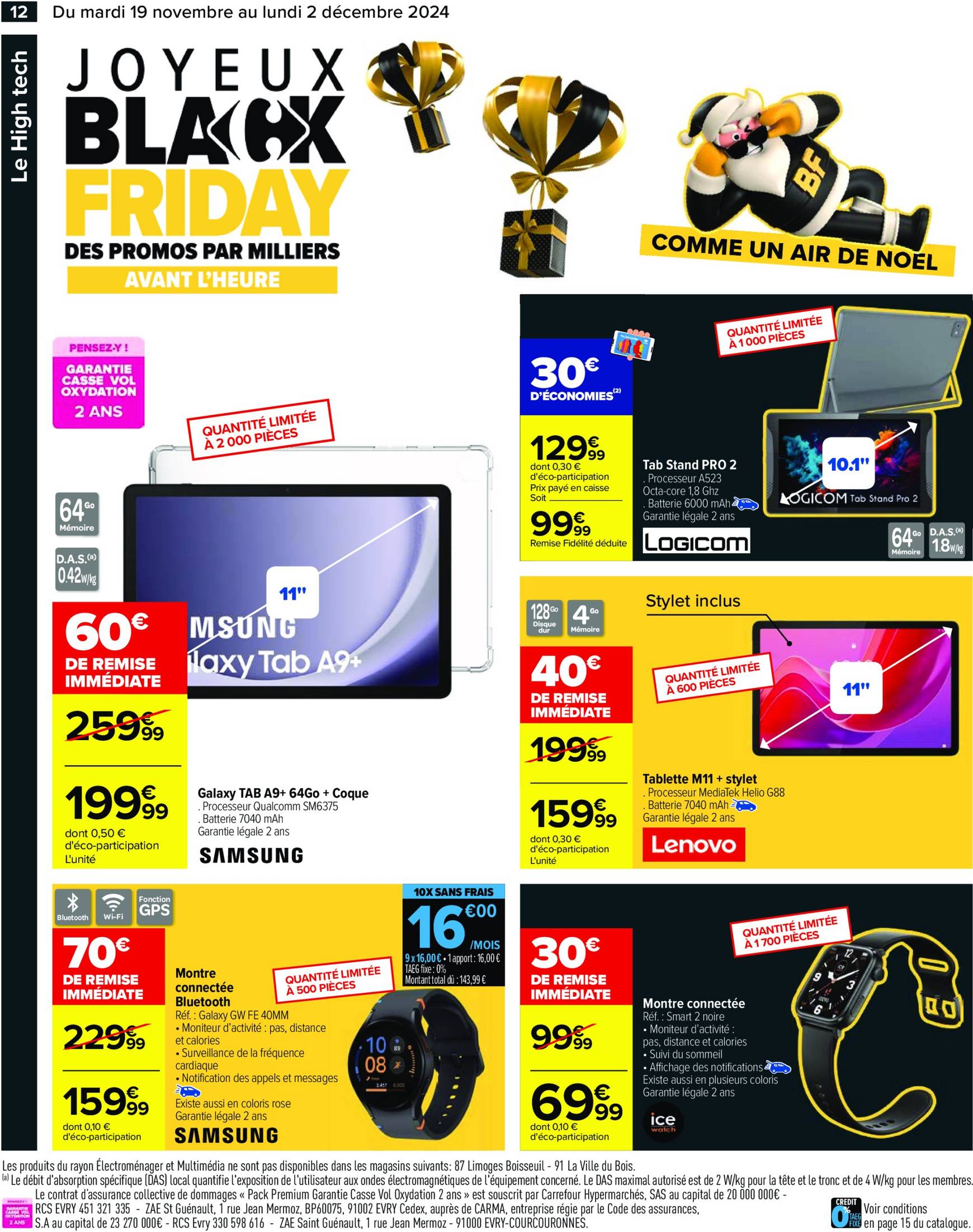 Catalogue Carrefour - Black Friday valable dès 19.11. - 02.12. 14