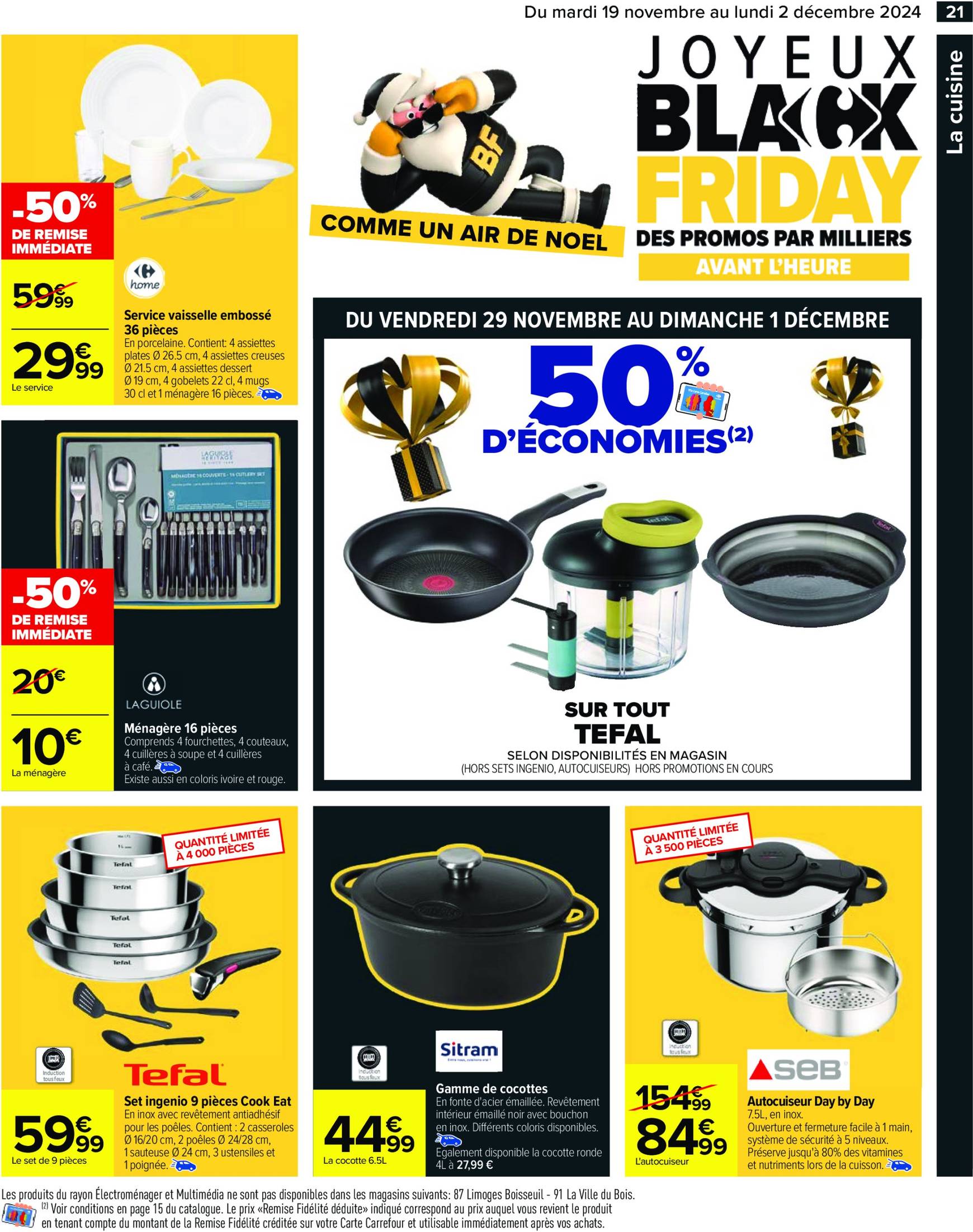 Catalogue Carrefour - Black Friday valable dès 19.11. - 02.12. 23