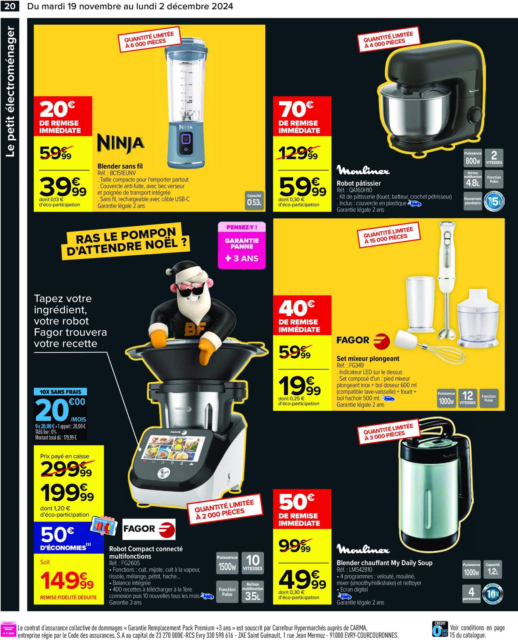 Catalogue Carrefour - Black Friday valable dès 19.11. - 02.12. 22