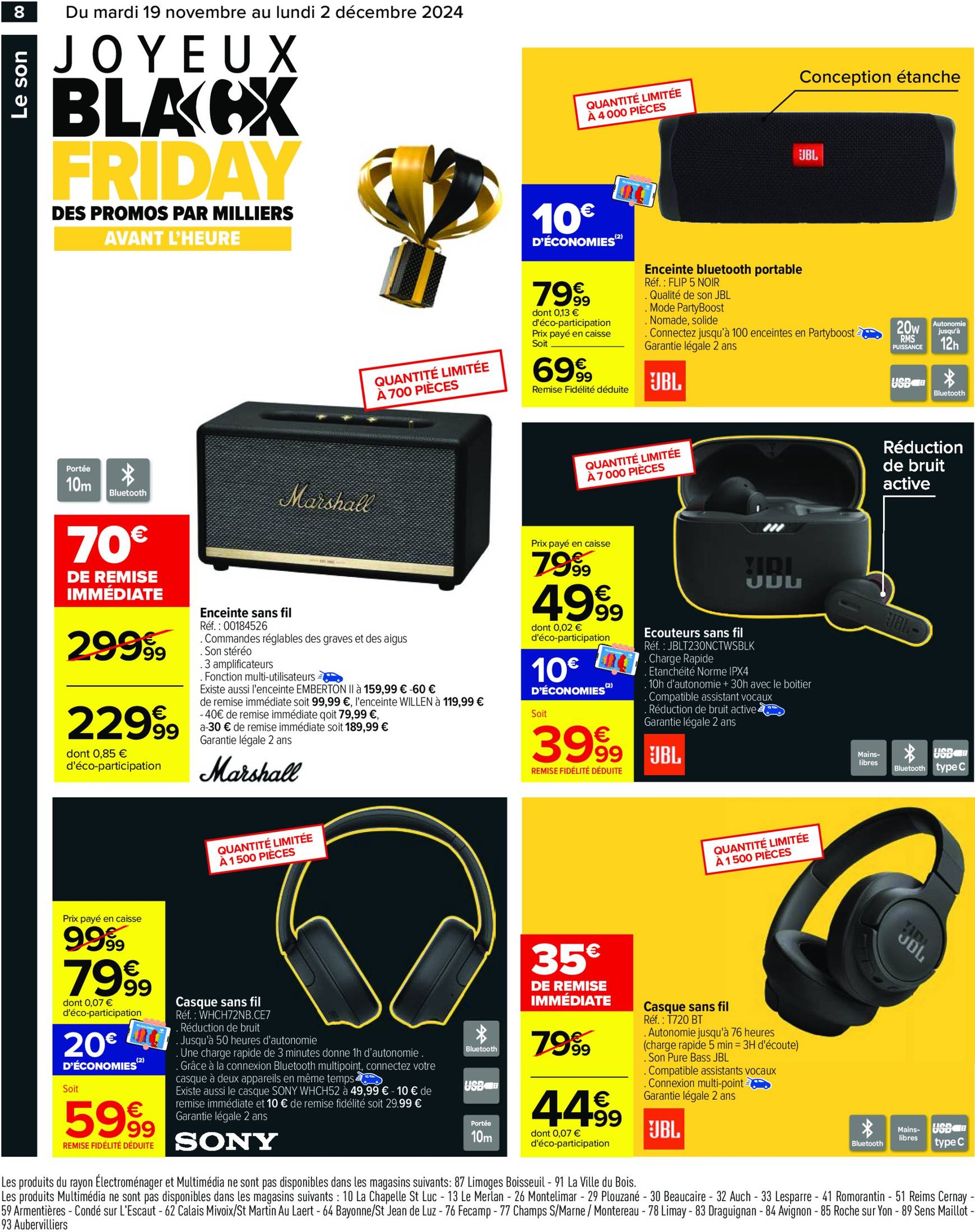 Catalogue Carrefour - Black Friday valable dès 19.11. - 02.12. 10