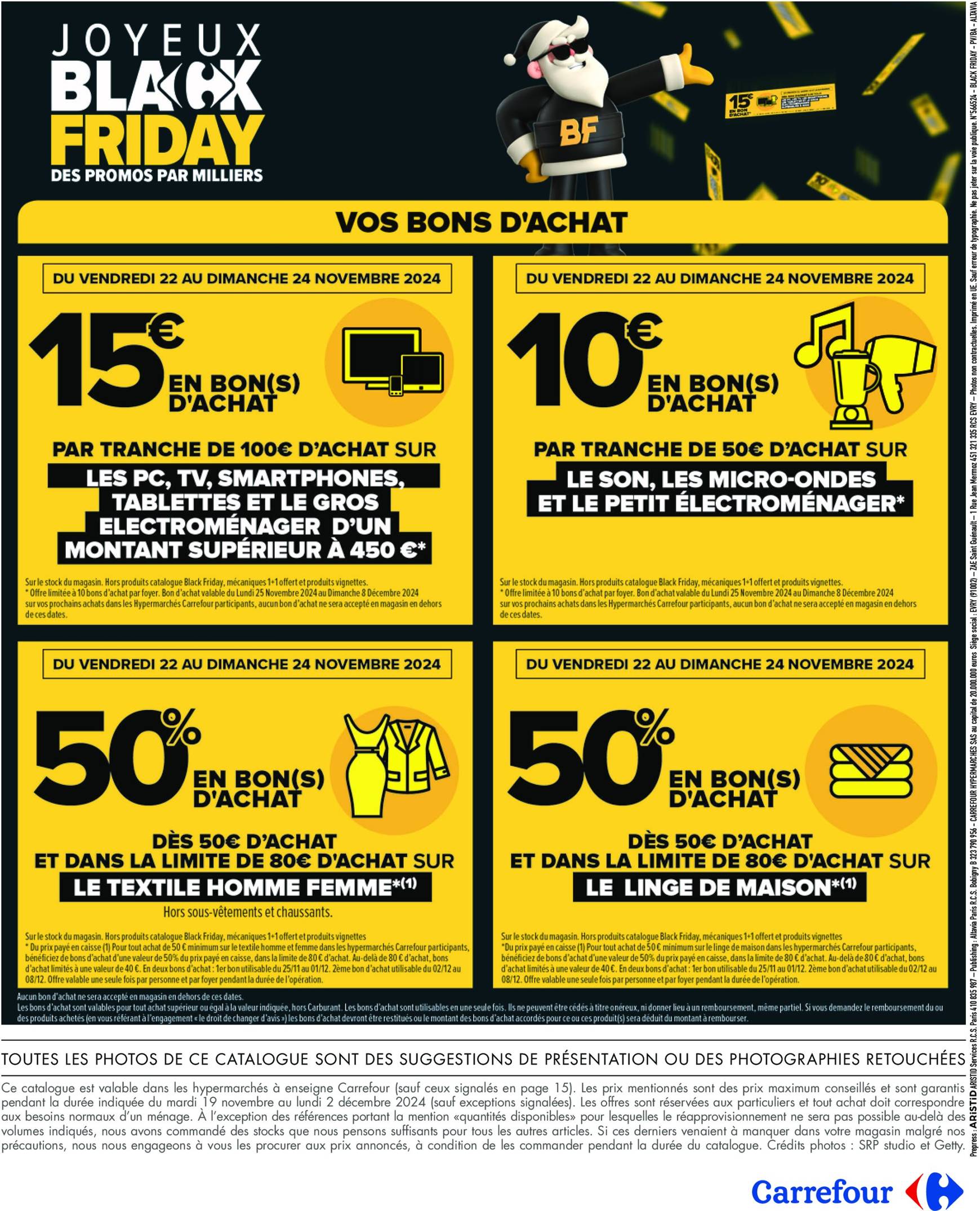 Catalogue Carrefour - Black Friday valable dès 19.11. - 02.12. 2