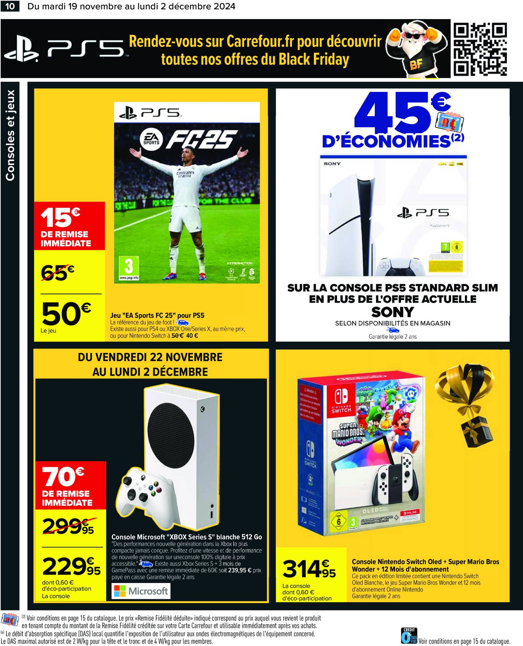 Catalogue Carrefour - Black Friday valable dès 19.11. - 02.12. 12