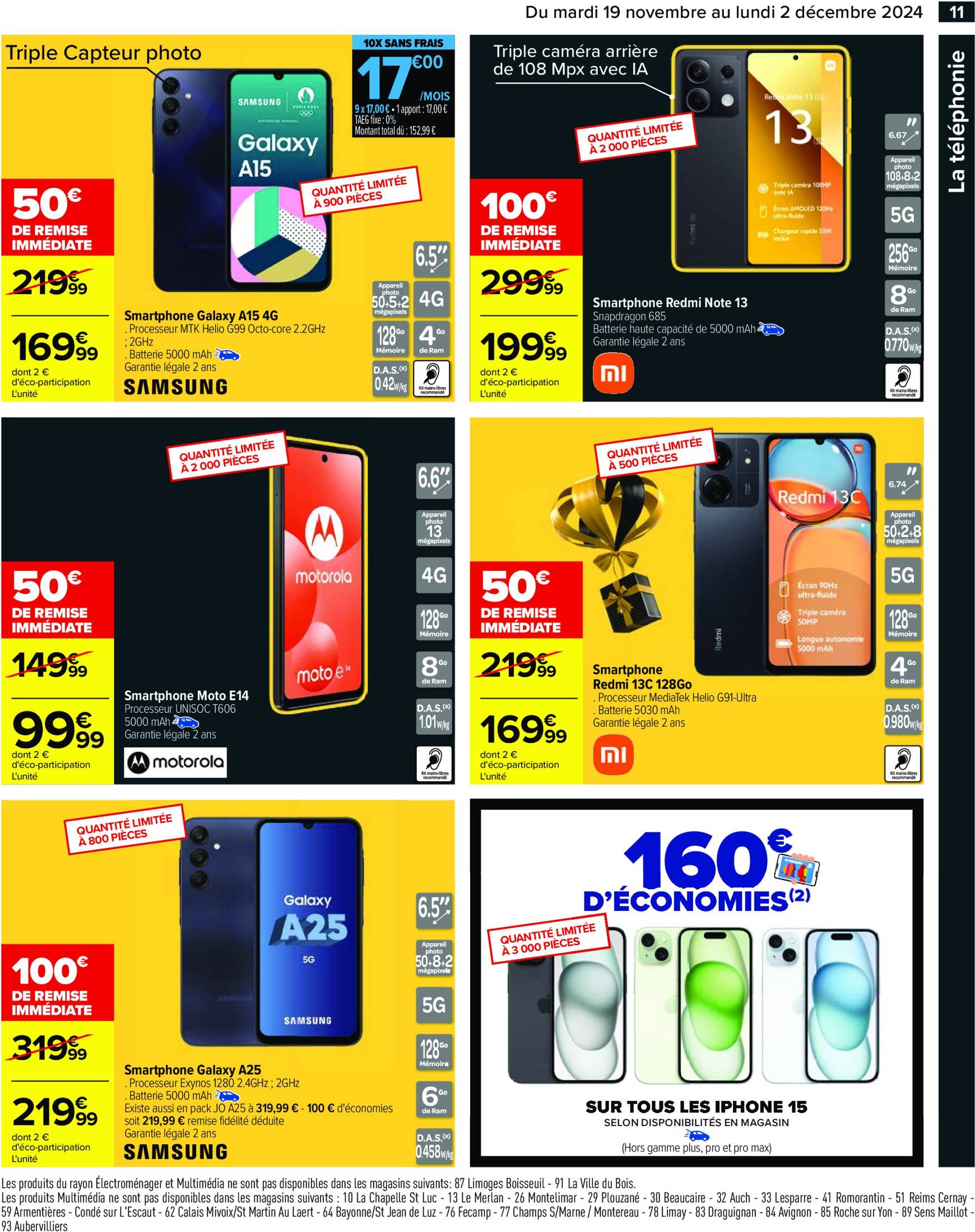 Catalogue Carrefour - Black Friday valable dès 19.11. - 02.12. 13