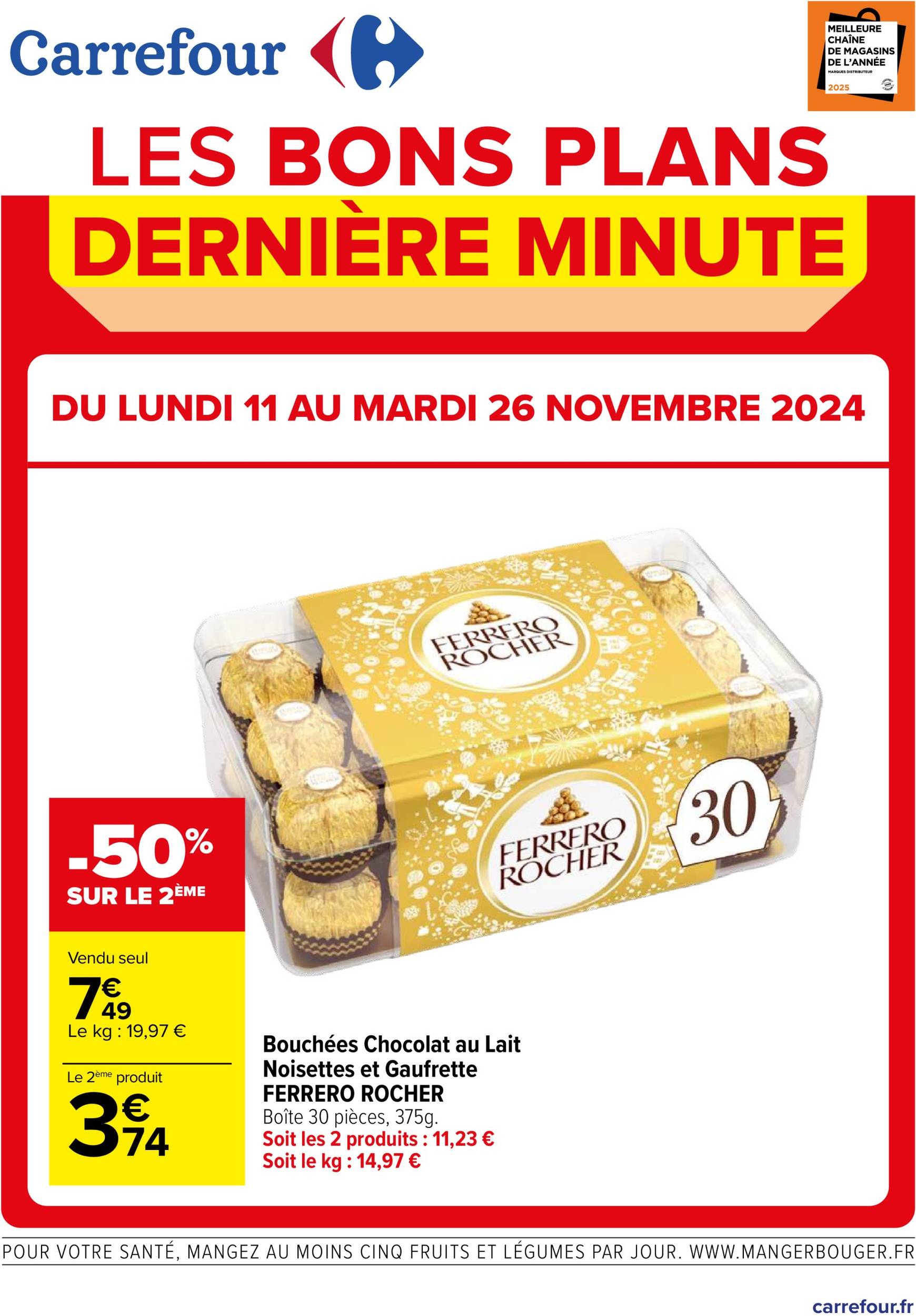 Catalogue Carrefour valable dès 11.11. - 26.11.