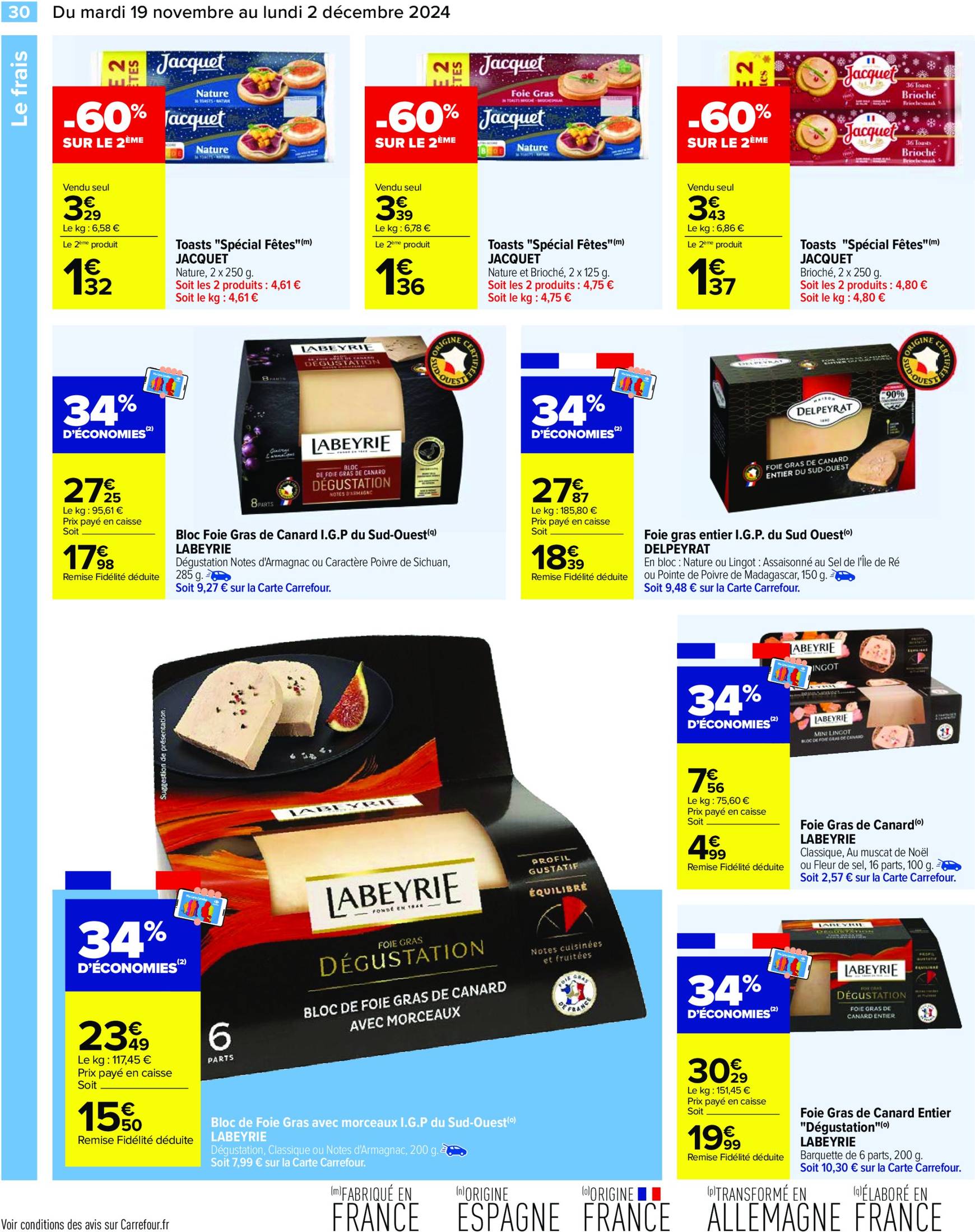 Catalogue Carrefour valable dès 19.11. - 02.12. 32