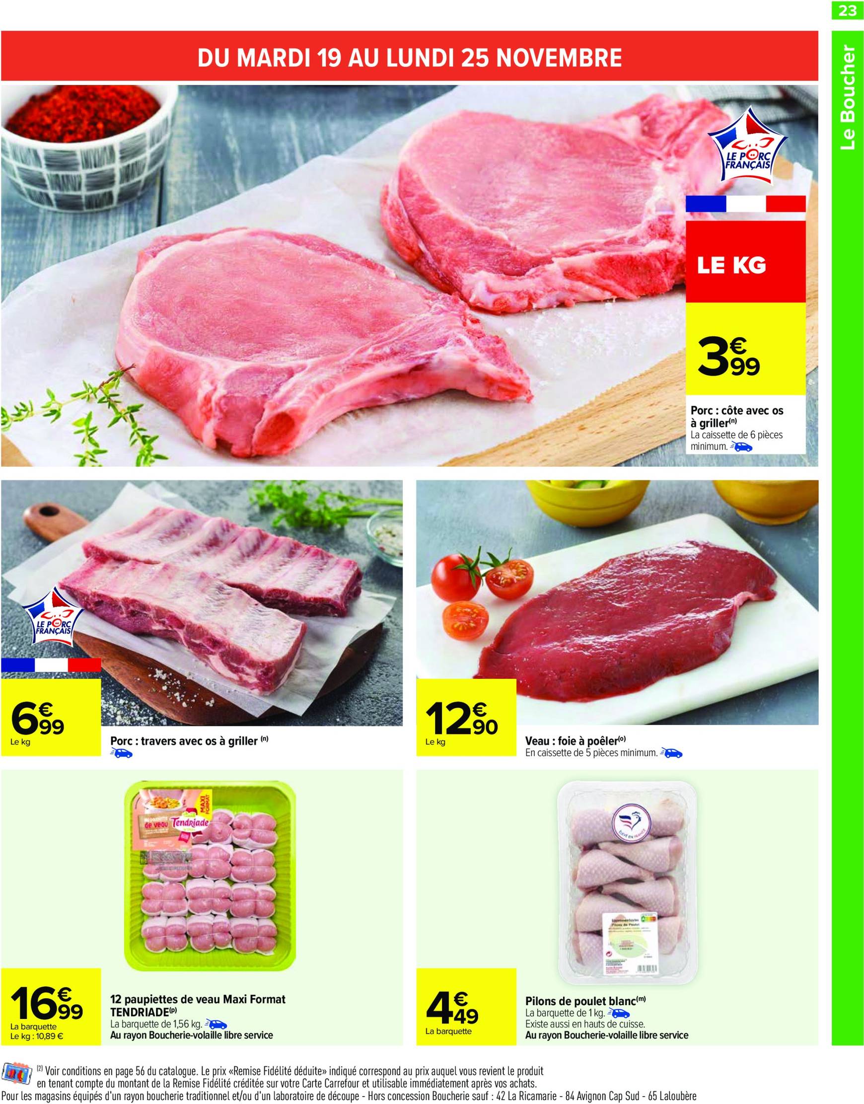 Catalogue Carrefour valable dès 19.11. - 02.12. 25