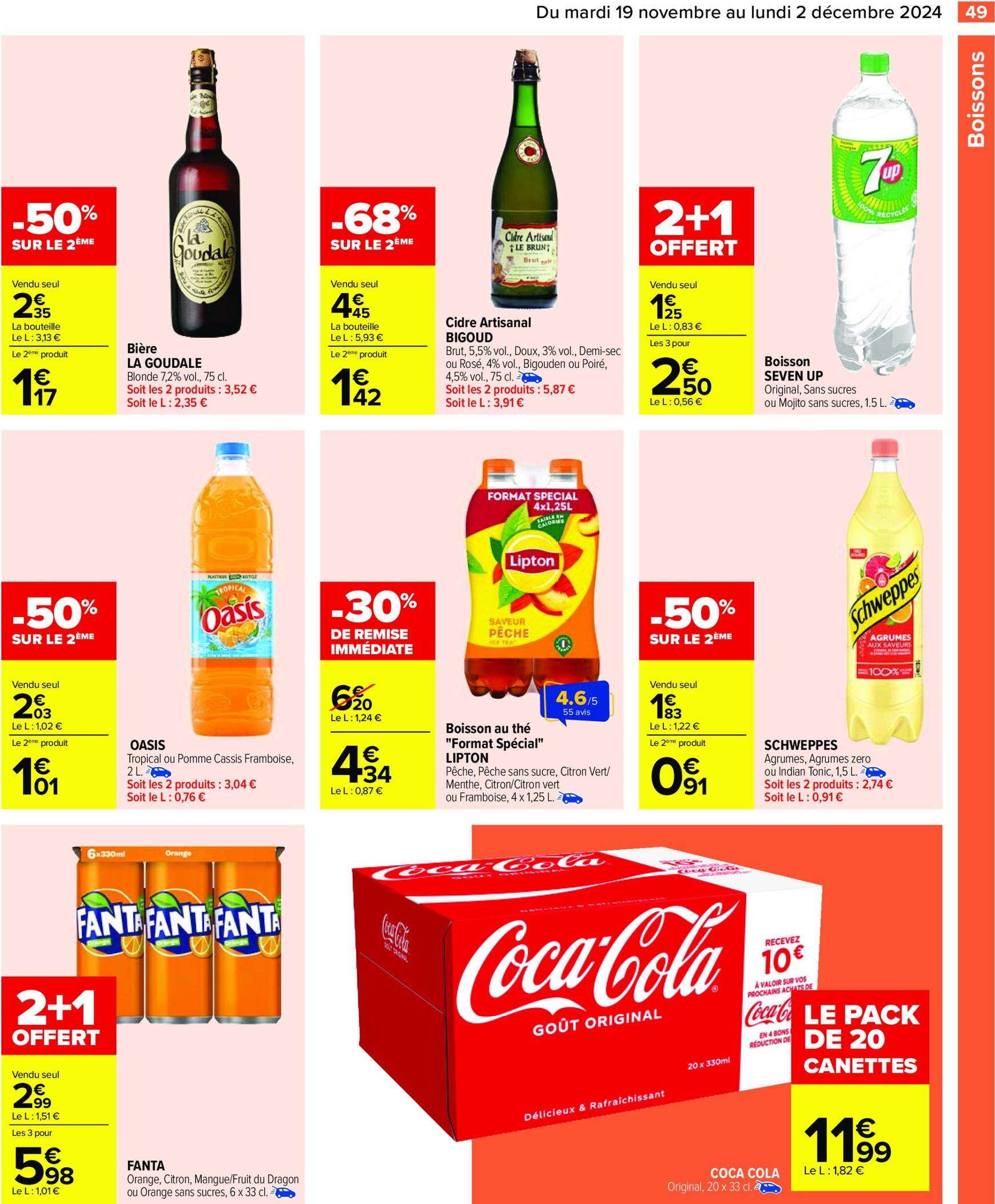 Catalogue Carrefour valable dès 19.11. - 02.12. 53