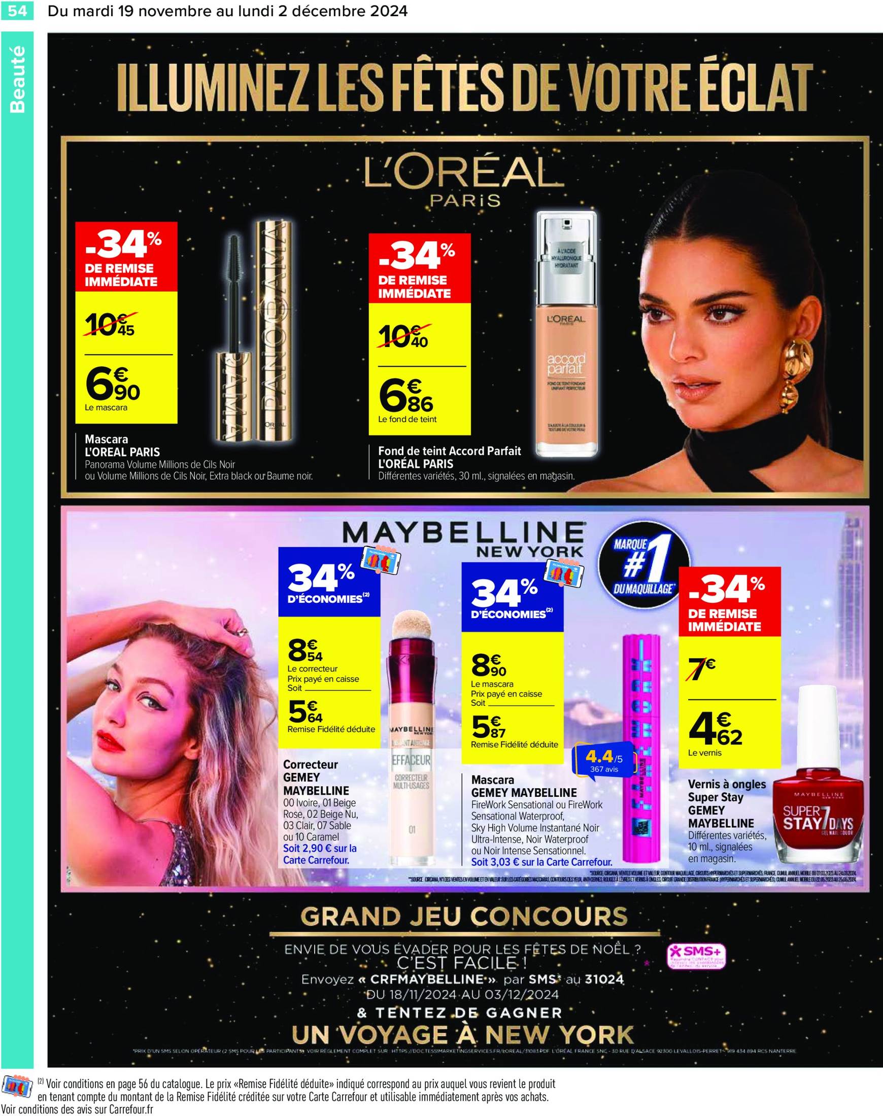 Catalogue Carrefour valable dès 19.11. - 02.12. 58