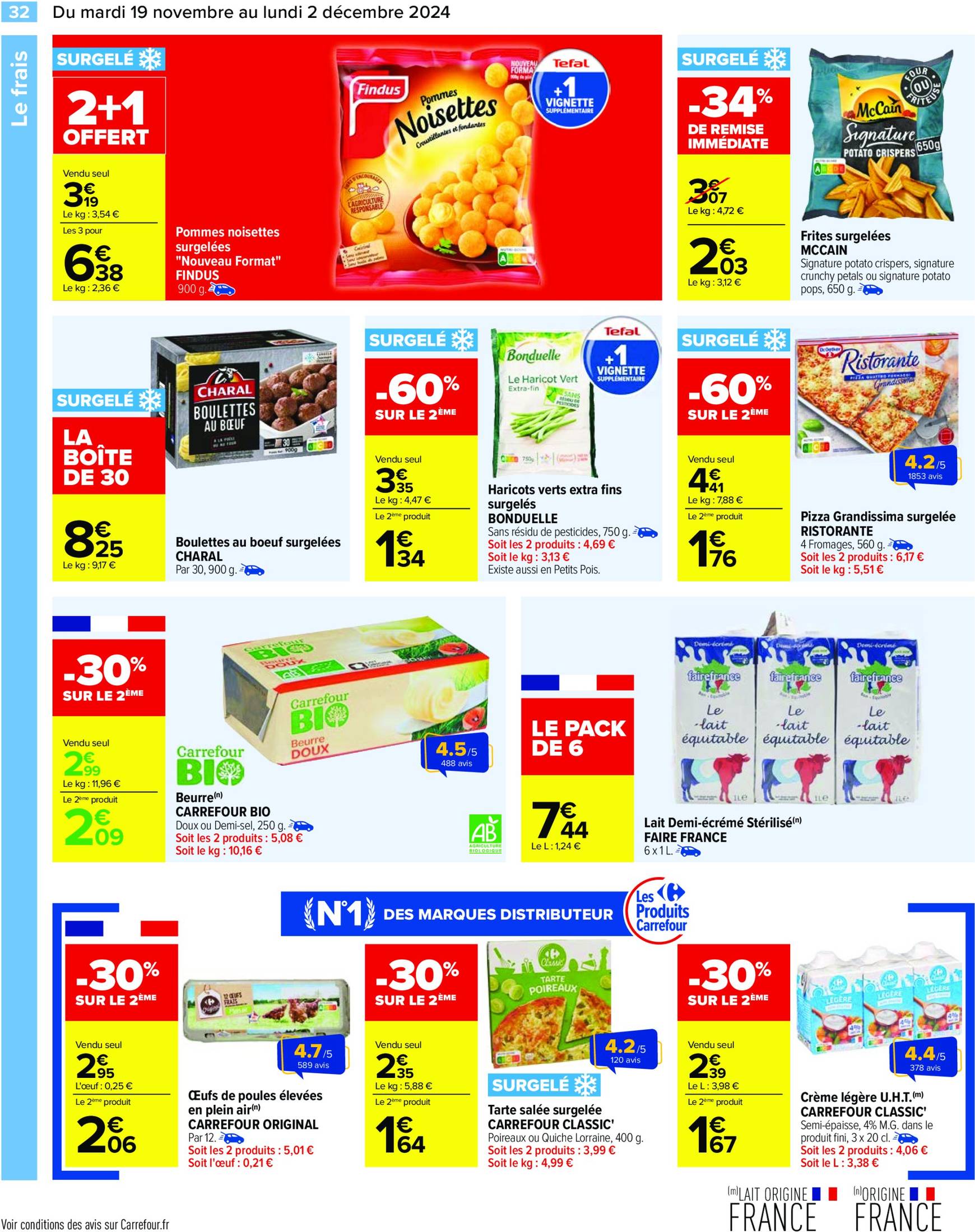 Catalogue Carrefour valable dès 19.11. - 02.12. 34