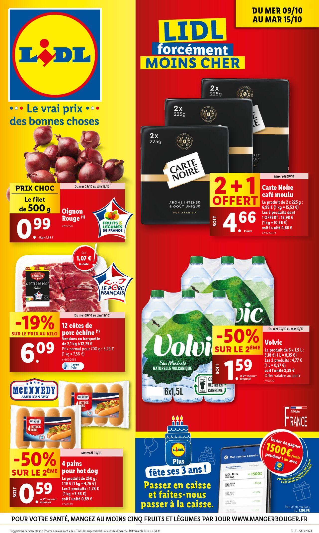 Catalogue LIDL du 09/10/2024 - 15/10/2024