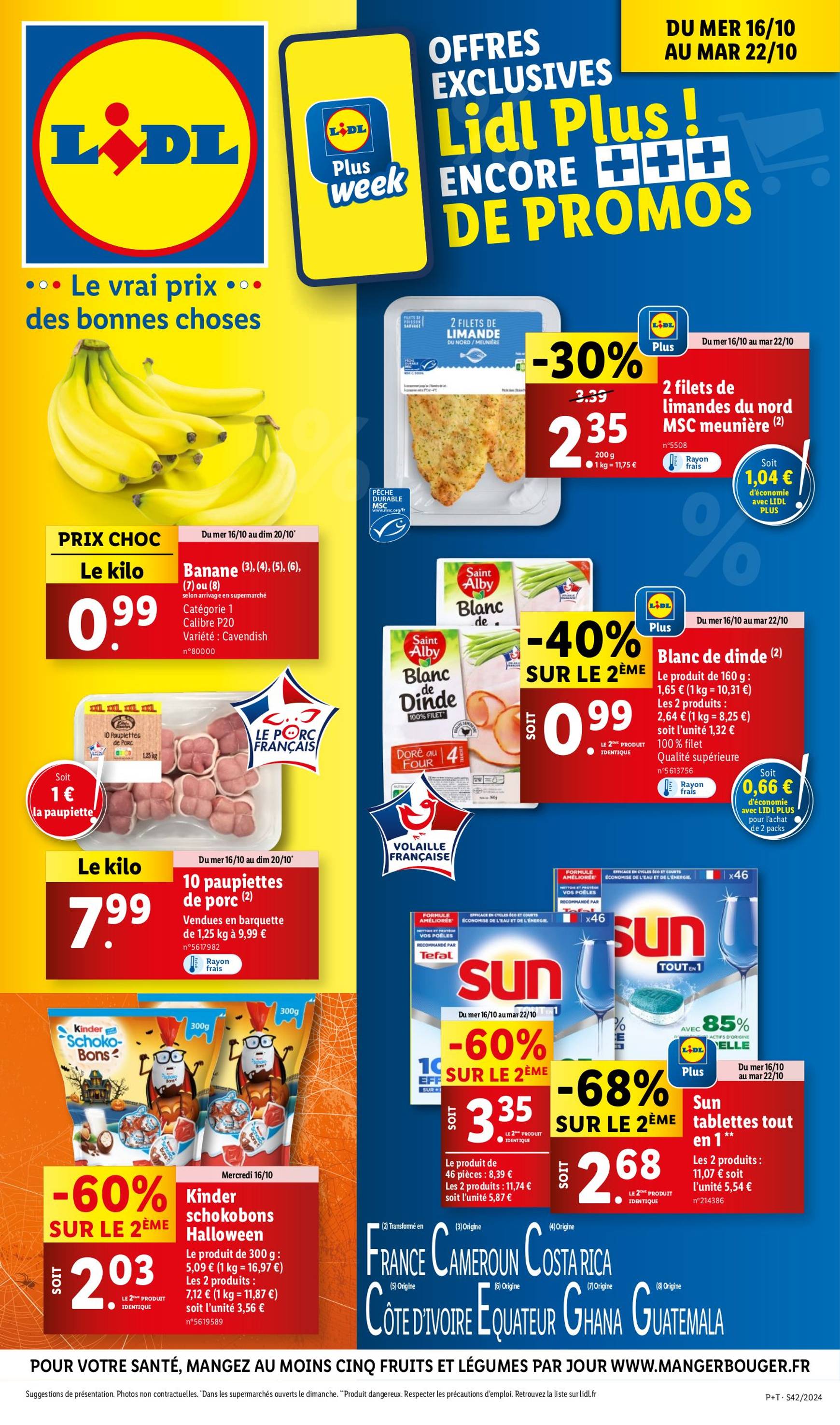 Catalogue Lidl valable dès 16.10. - 22.10.